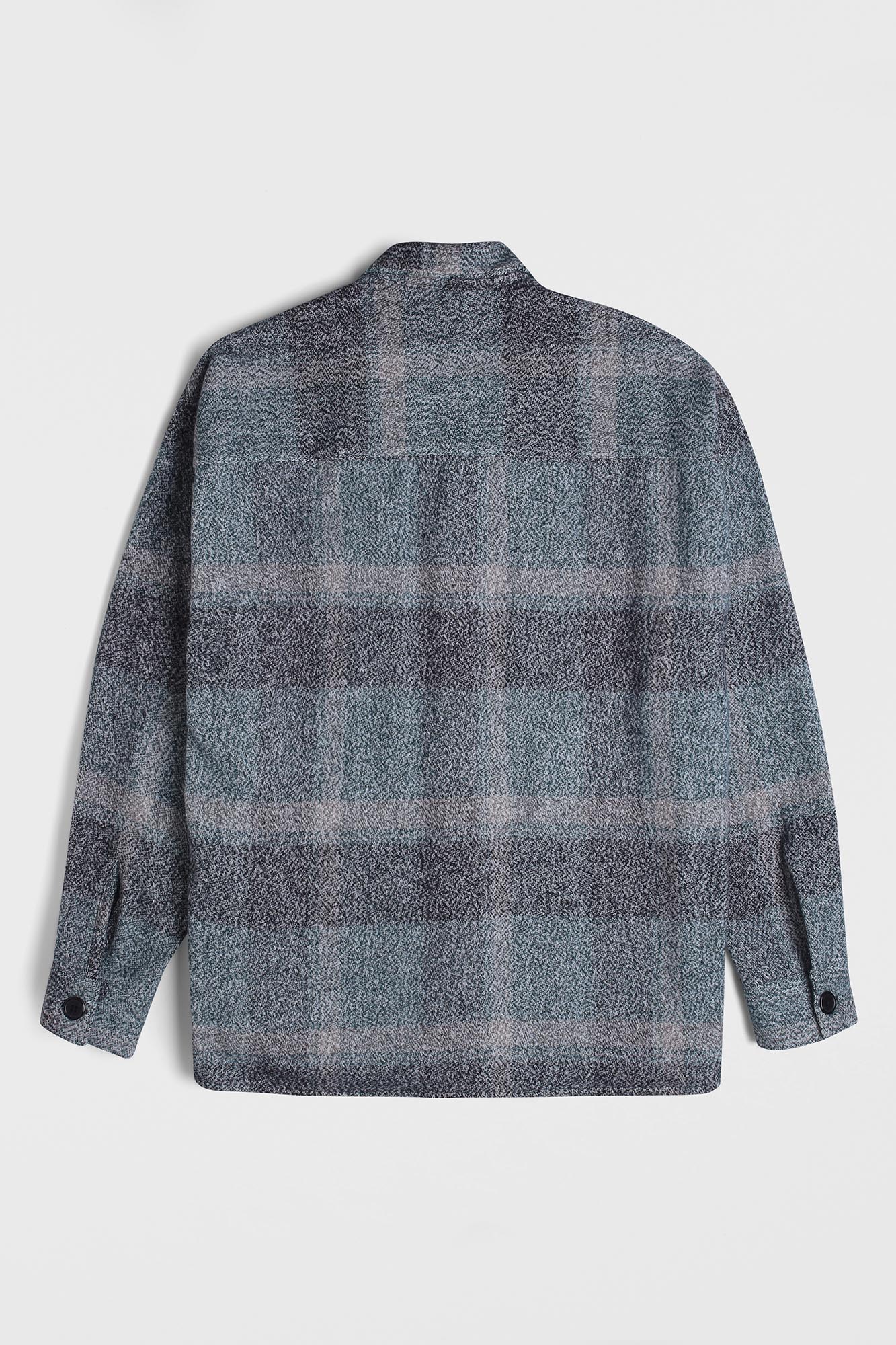 Brushed Checkered Overshirt