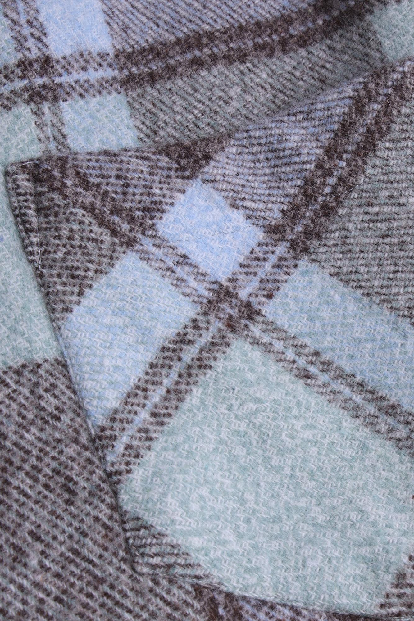 Brushed Checkered Overshirt