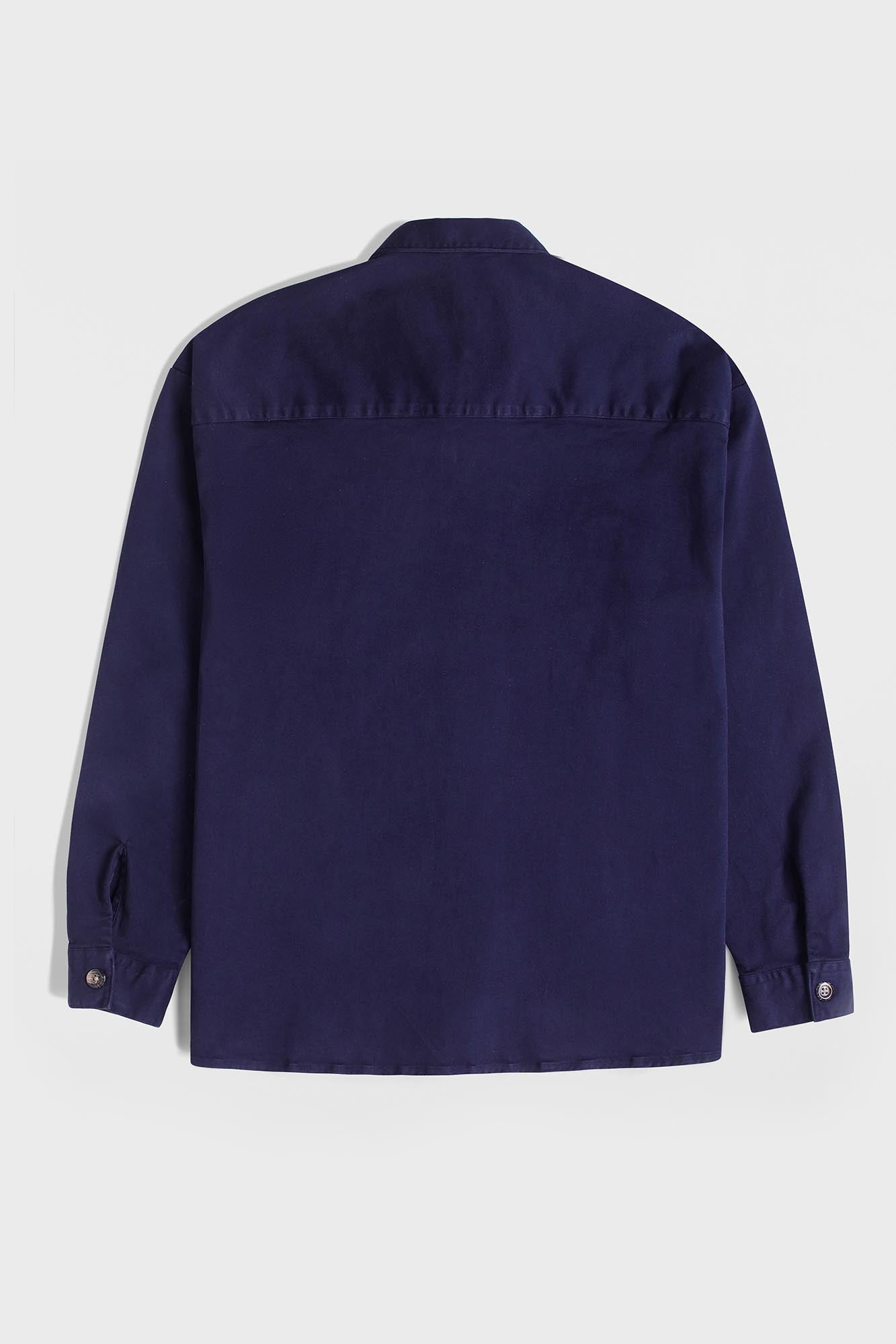 Garment-Dyed Stretch Overshirt