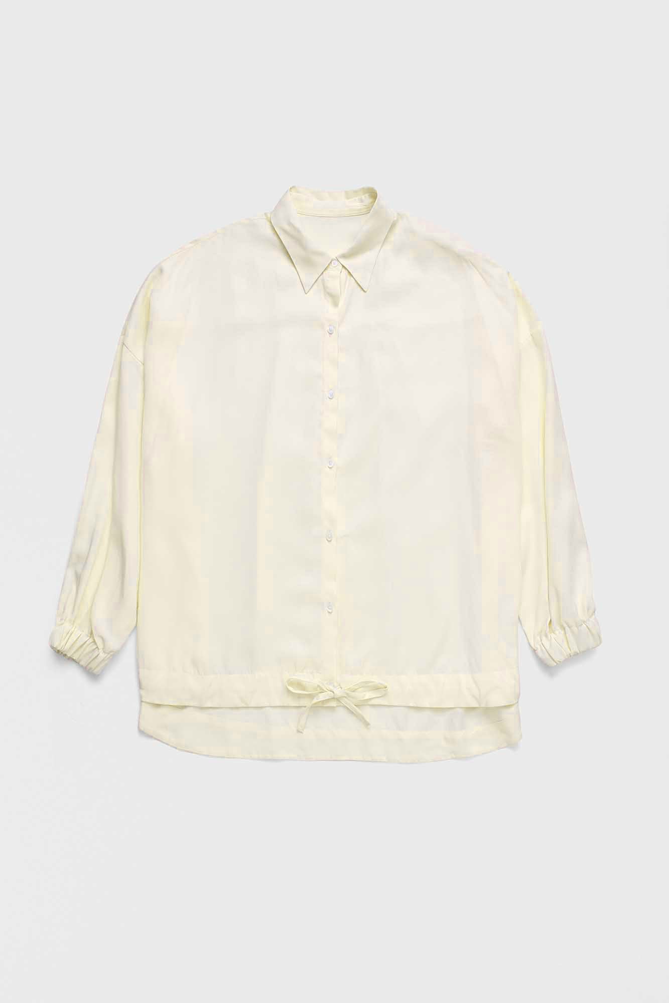 Tencel Hem Tie Shirt