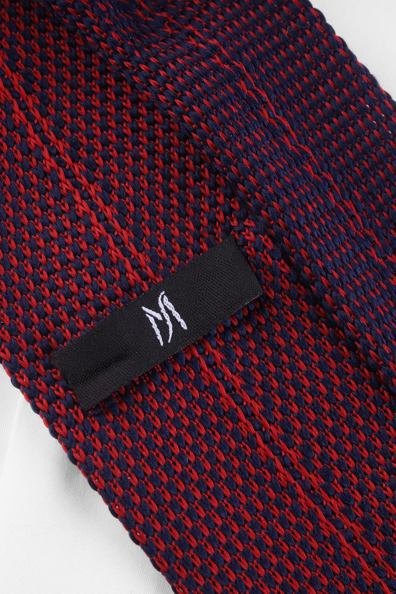 Burgundy Knitted Tie