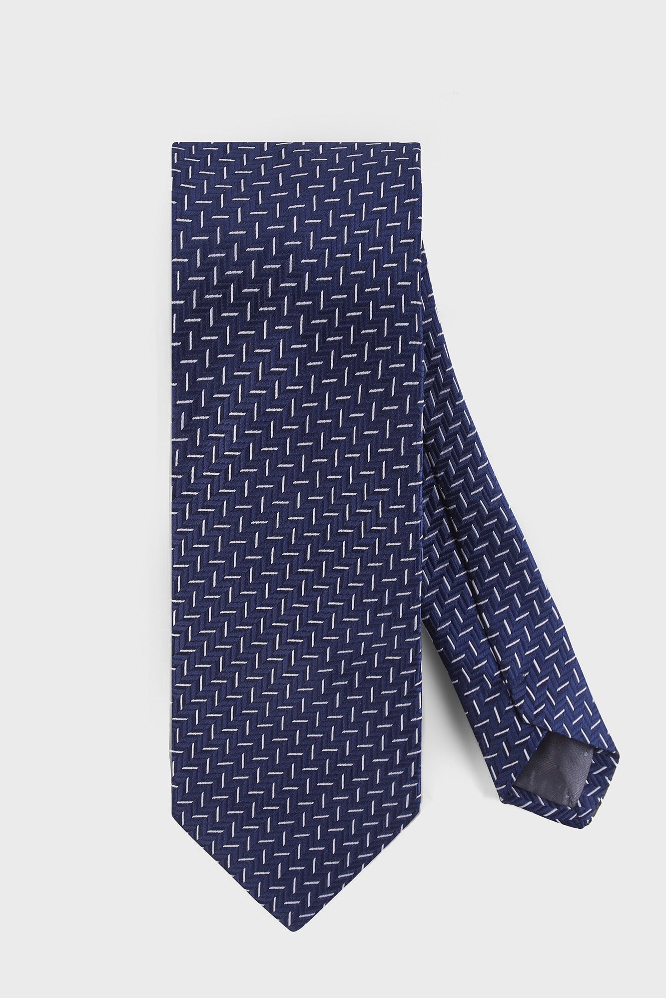 Navy Geometric Tie