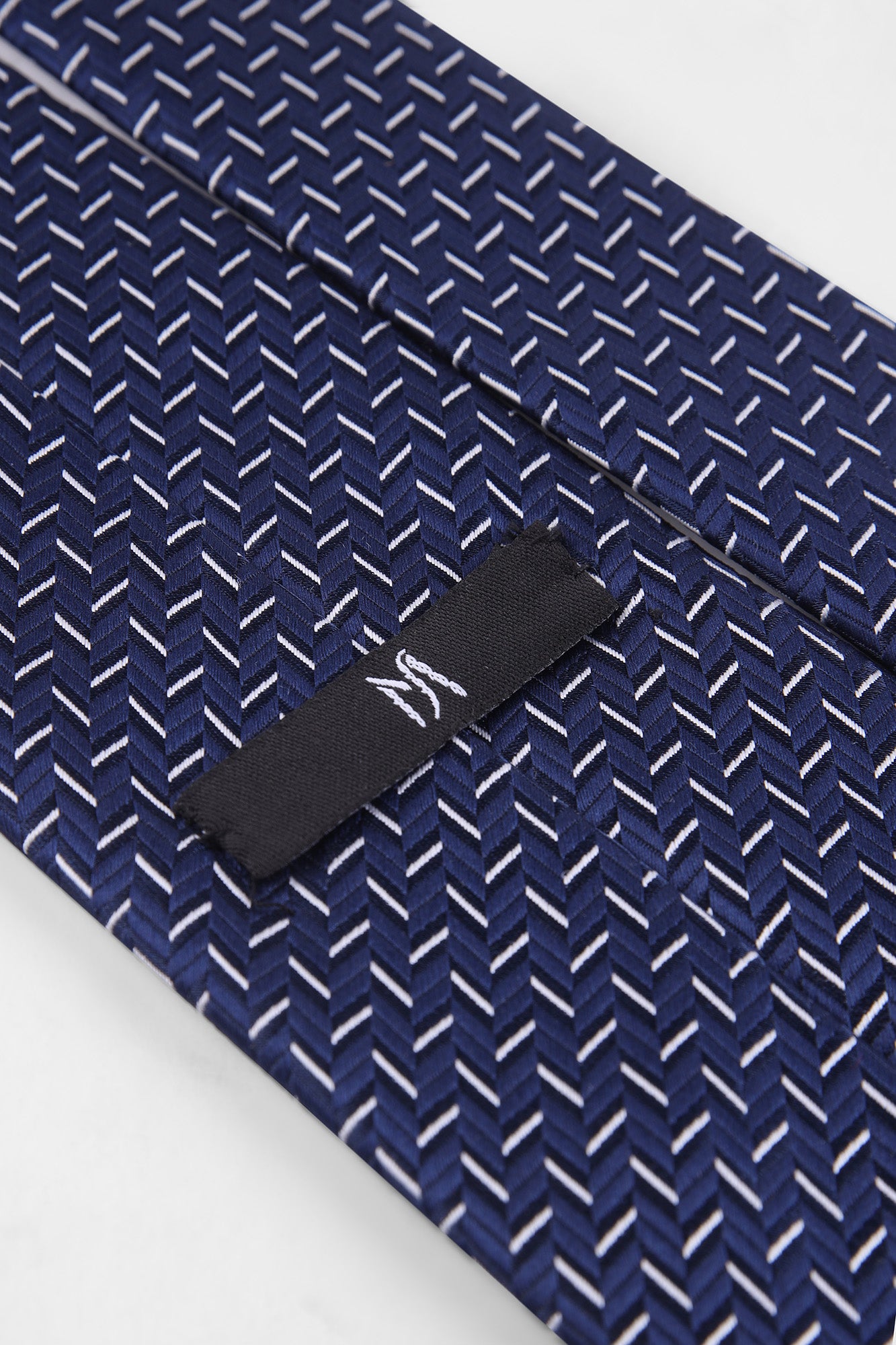 Navy Geometric Tie