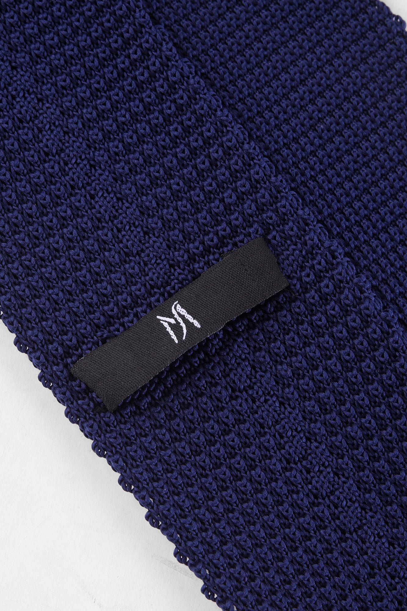 Navy Knitted Tie
