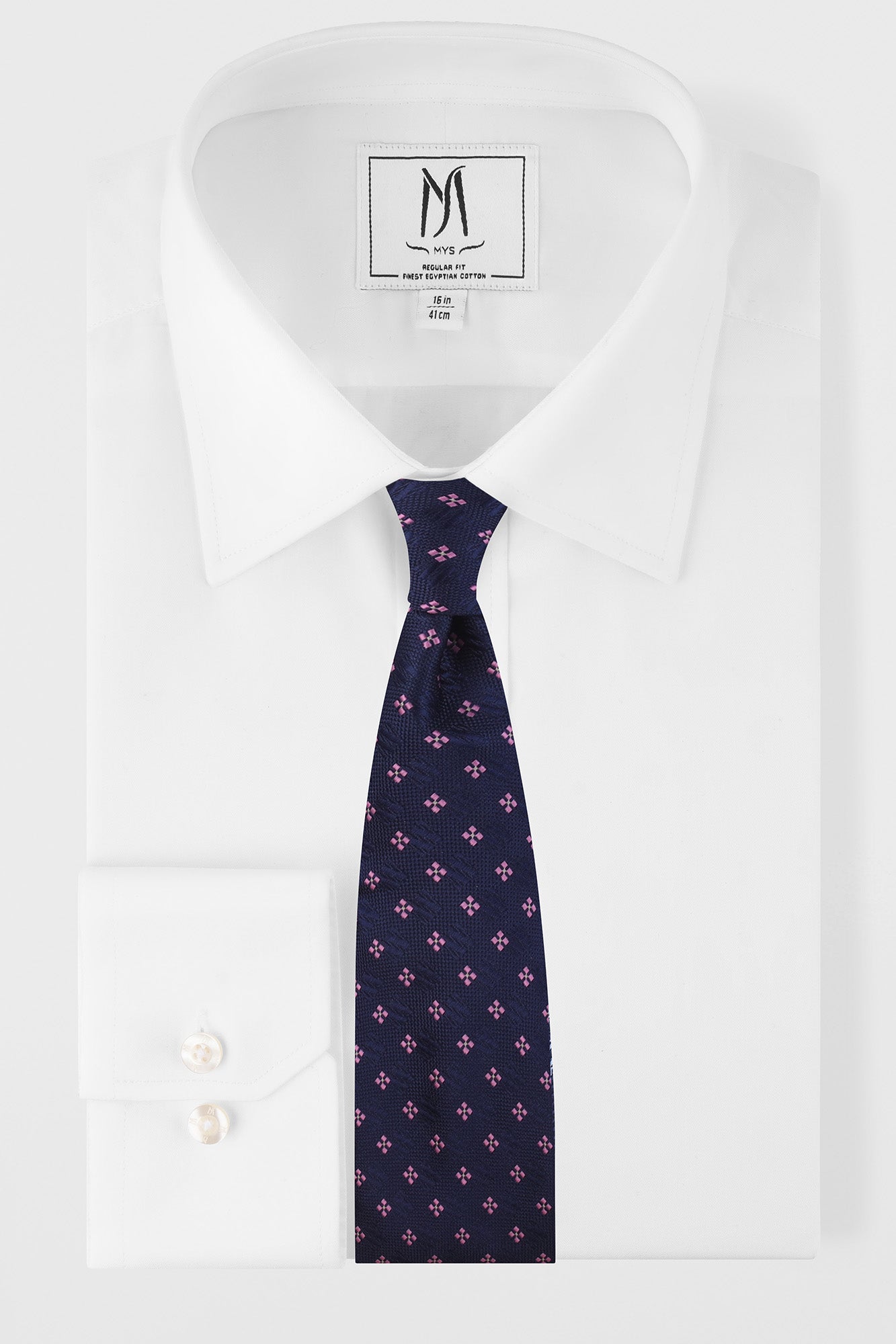 Navy Geometric Tie