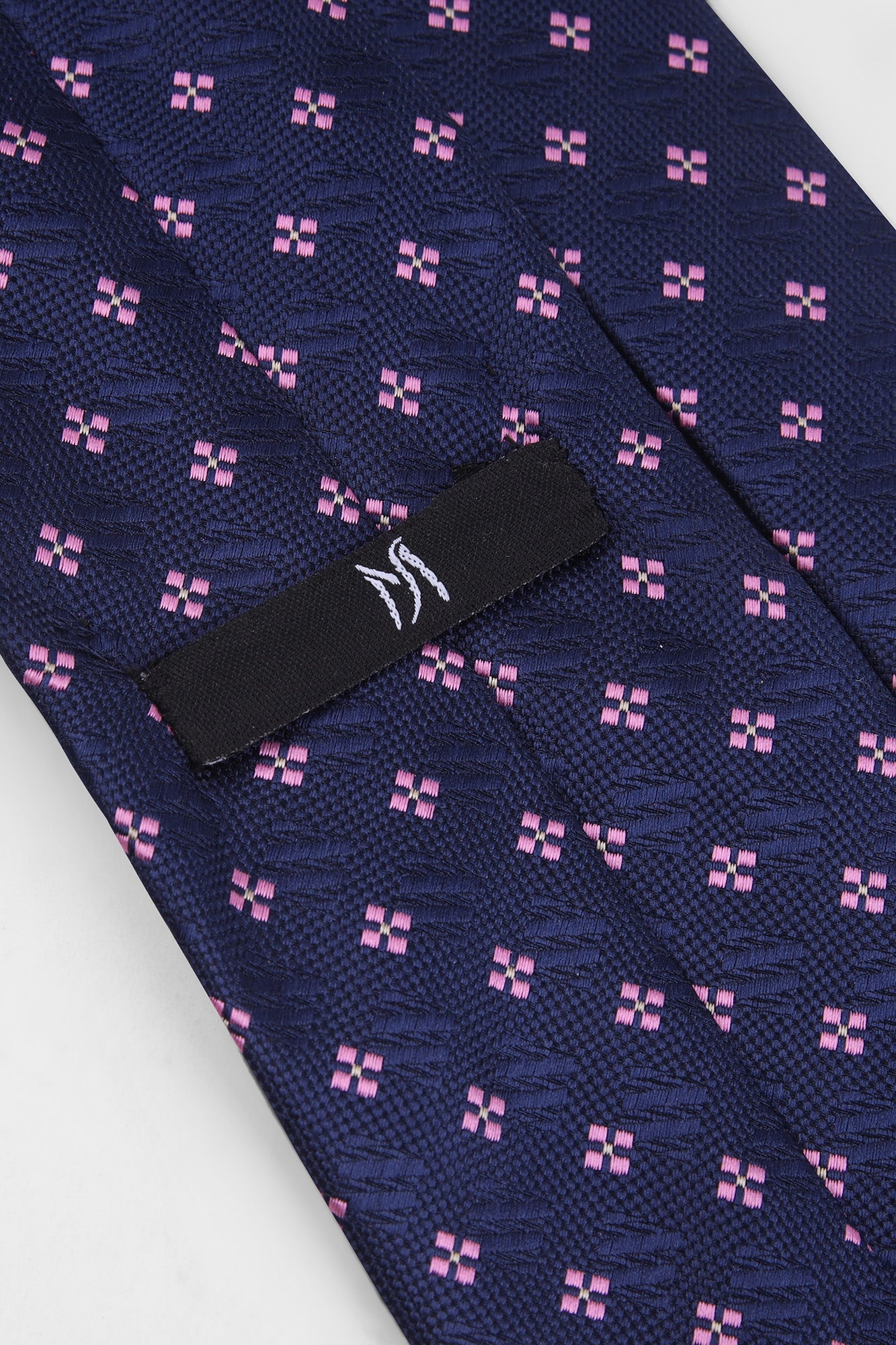 Navy Geometric Tie