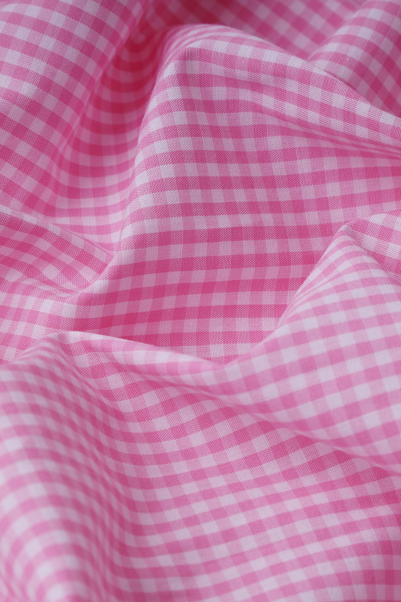 Checkered Poplin Button-Down Shirt