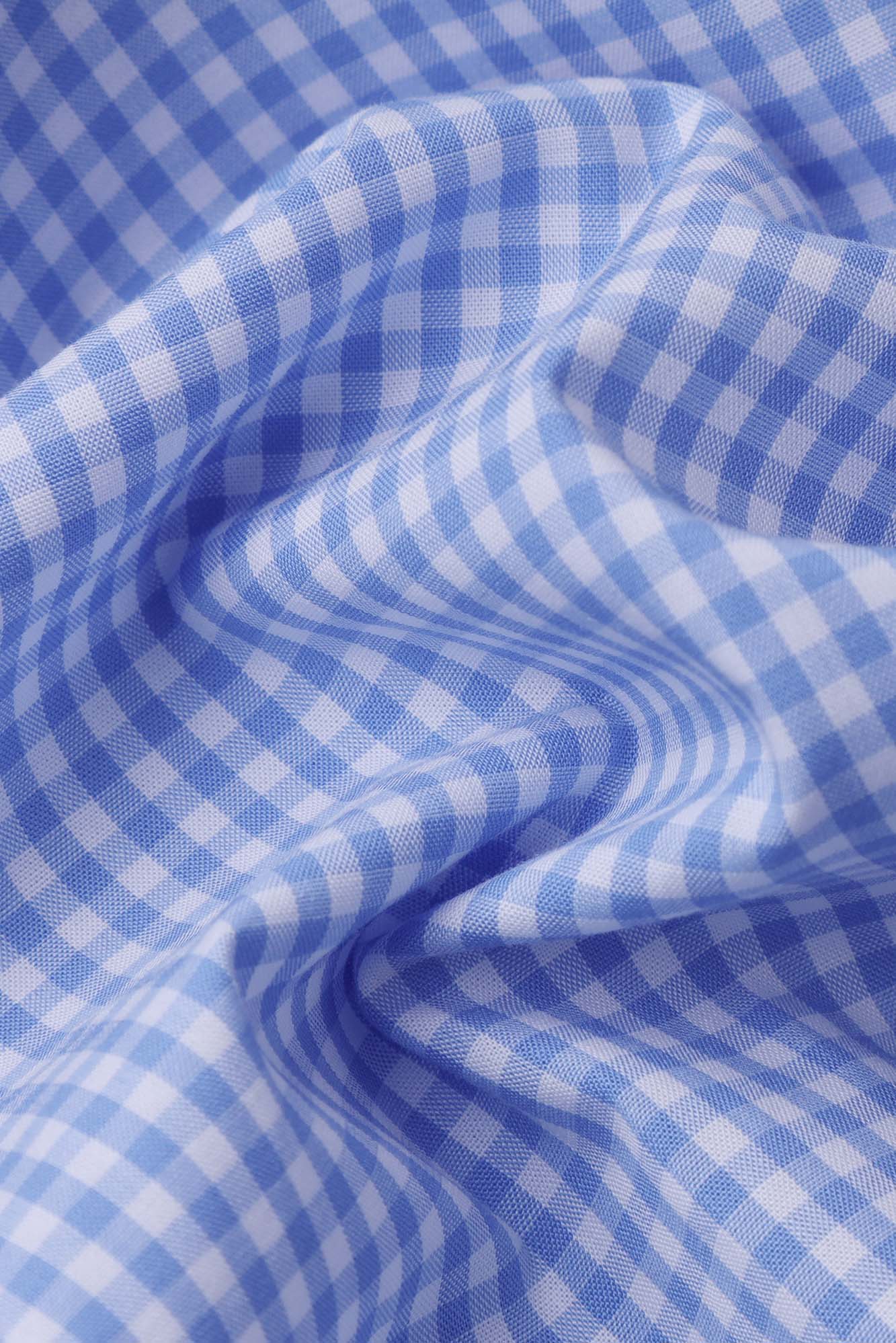 Checkered Poplin Button-Down Shirt
