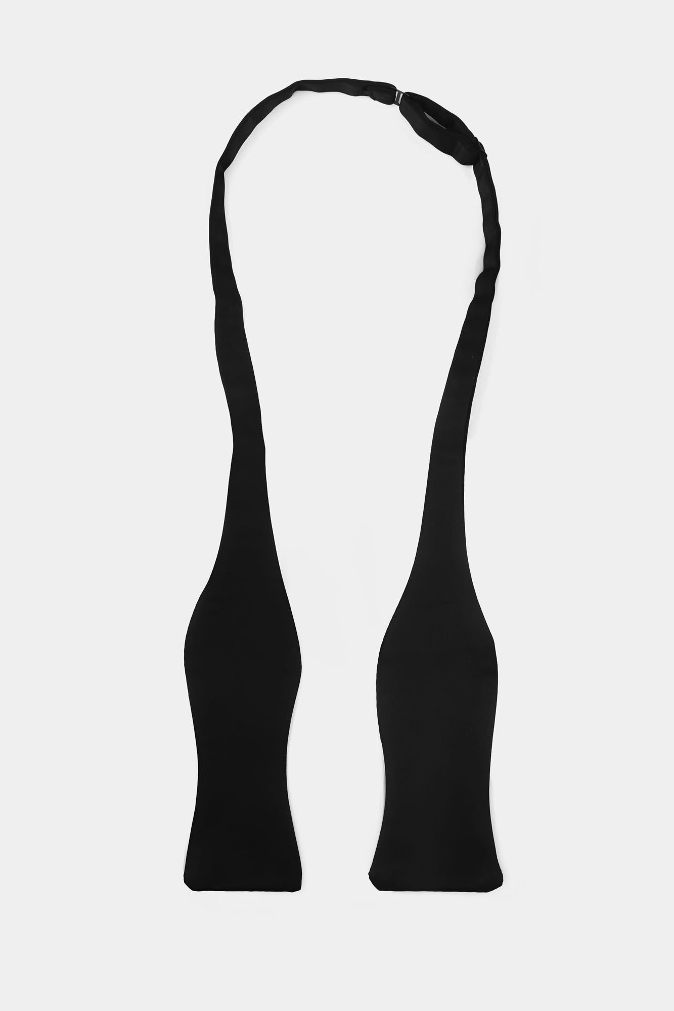 Black Self Tie Bow Tie - Small