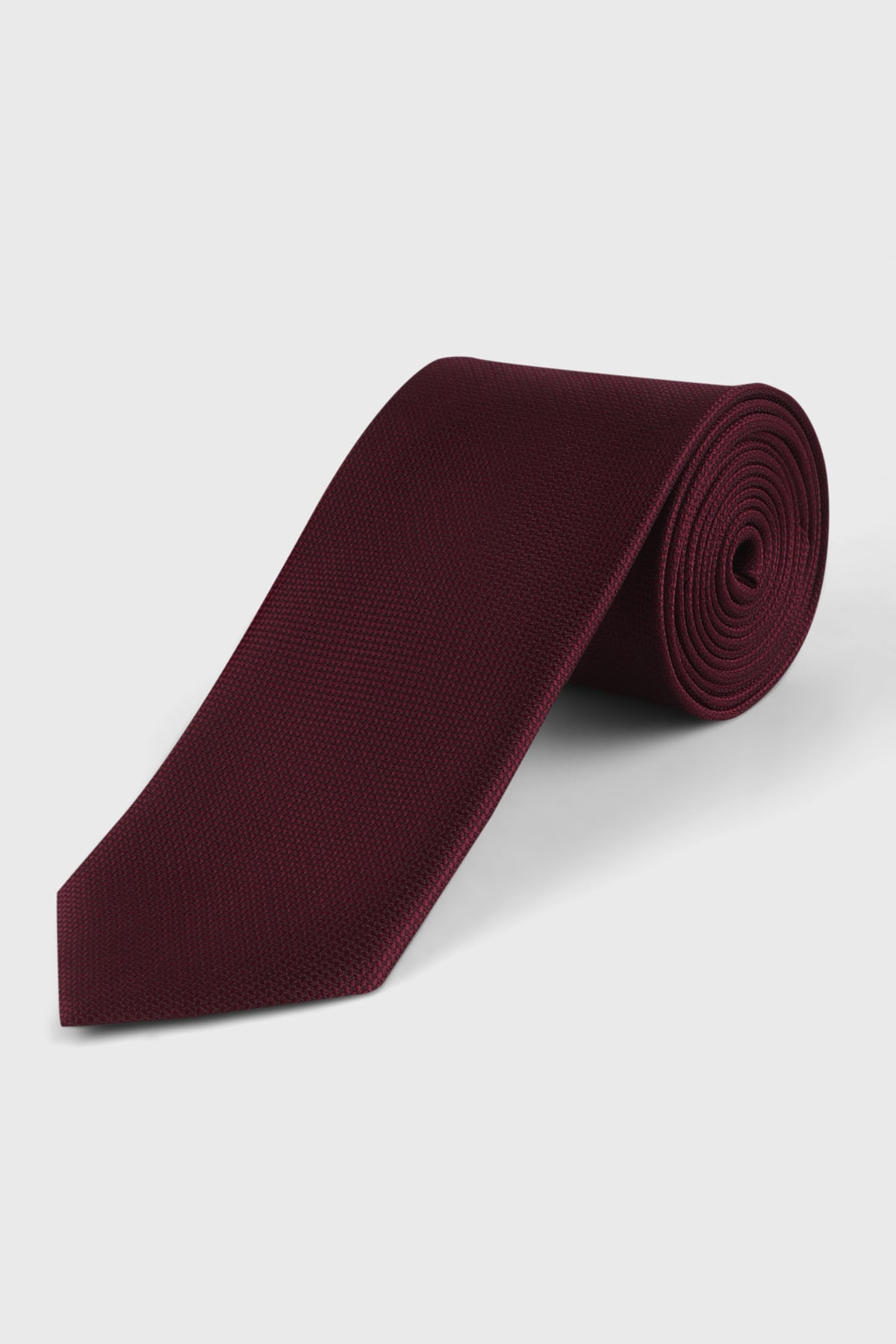 Red Textured Tie Set