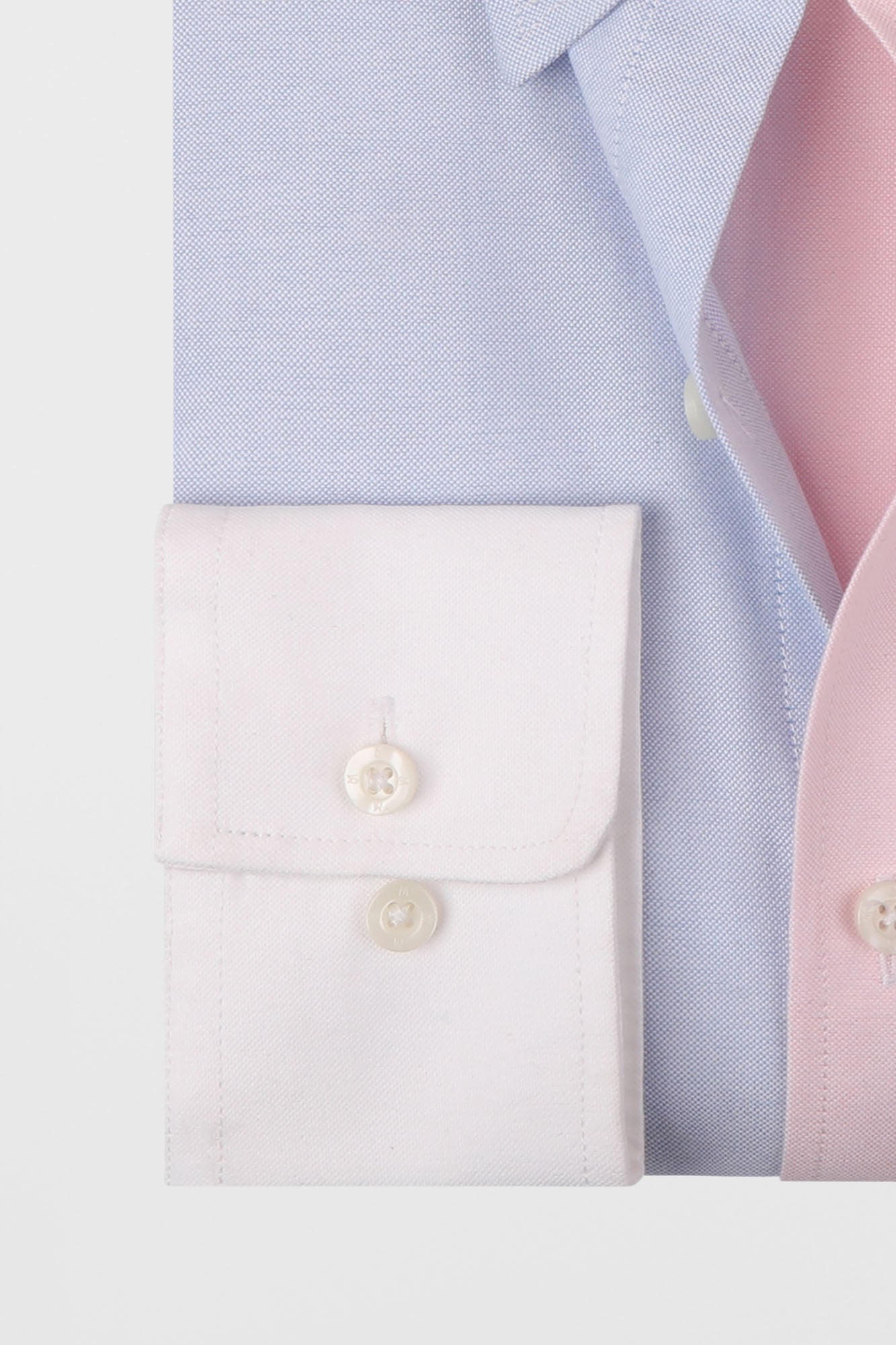 Oxford Patch-Work Button-Down Shirt