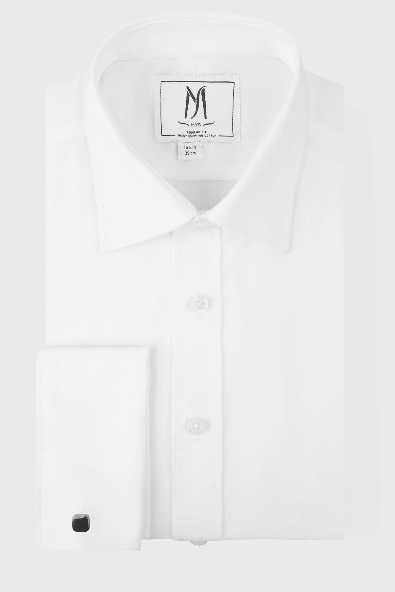 Poplin Double Cuff Shirt - Regular Fit