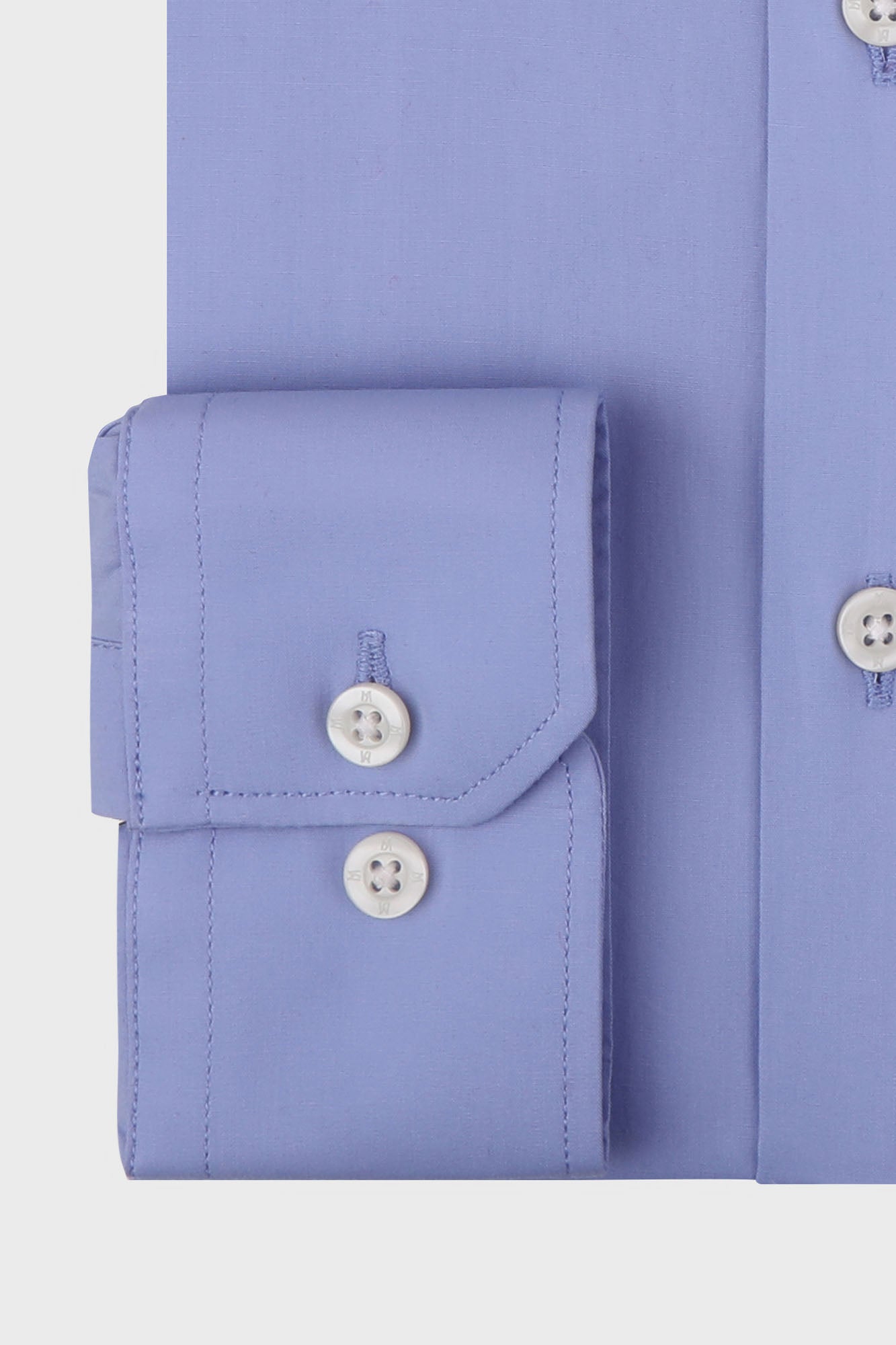 Blue Poplin Shirt - Slim Fit