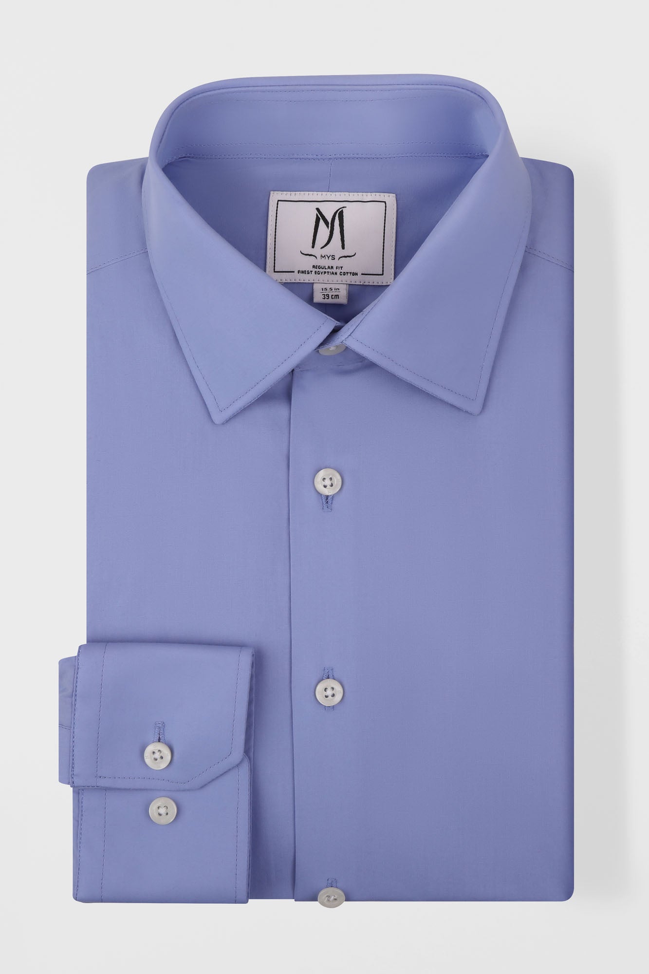 Blue Poplin Shirt - Regular Fit