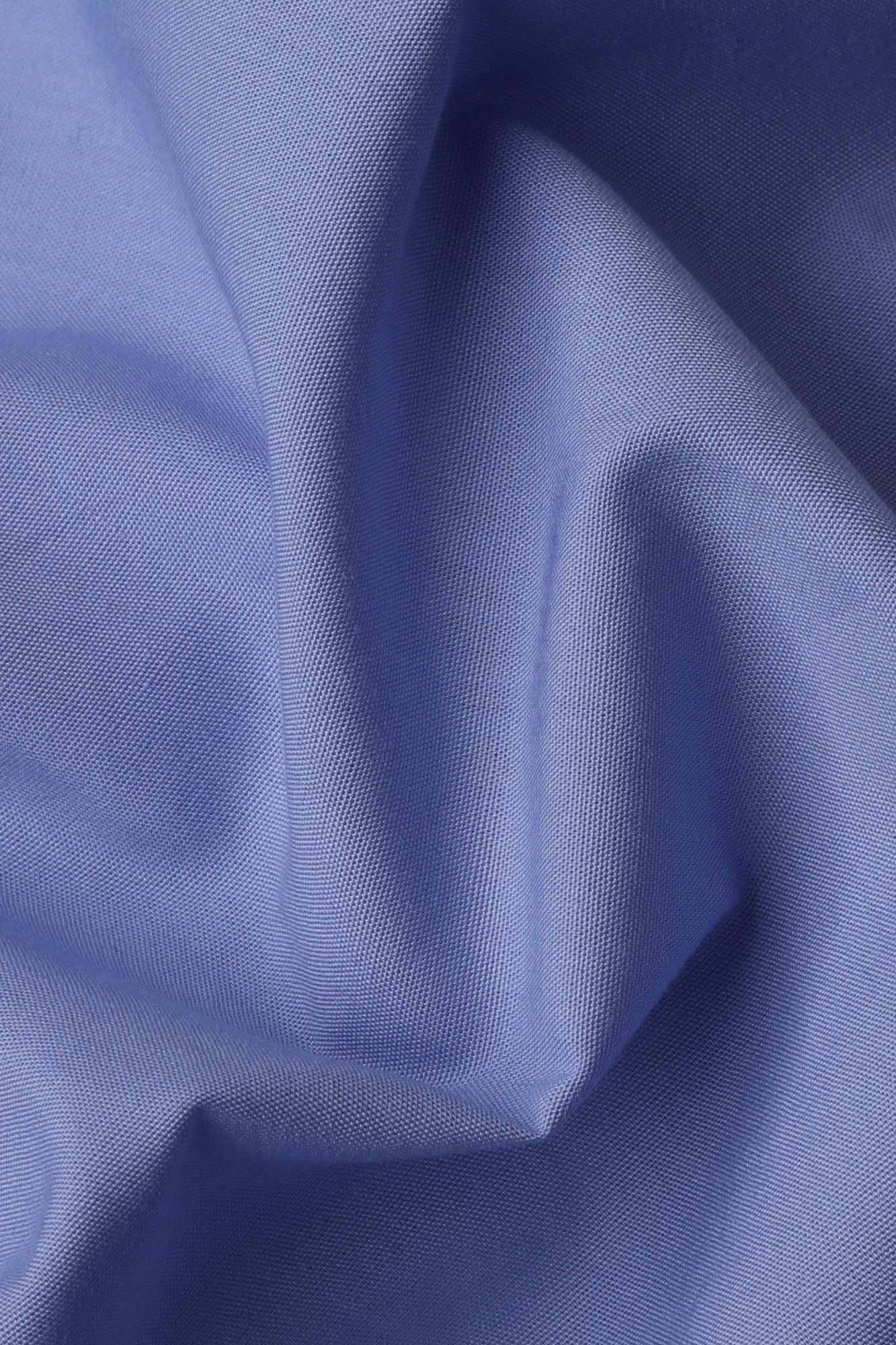 Blue Poplin Shirt - Regular Fit