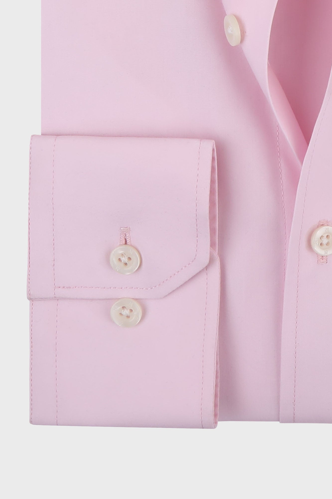 Light Pink Poplin Shirt - Regular Fit