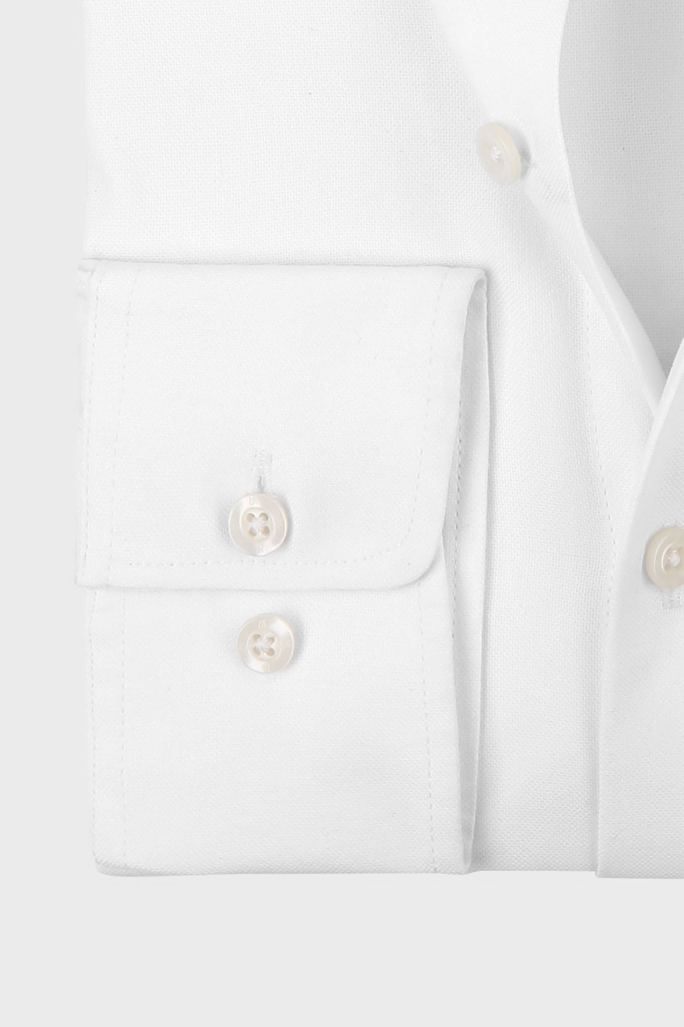 White Oxford Button-Down Shirt