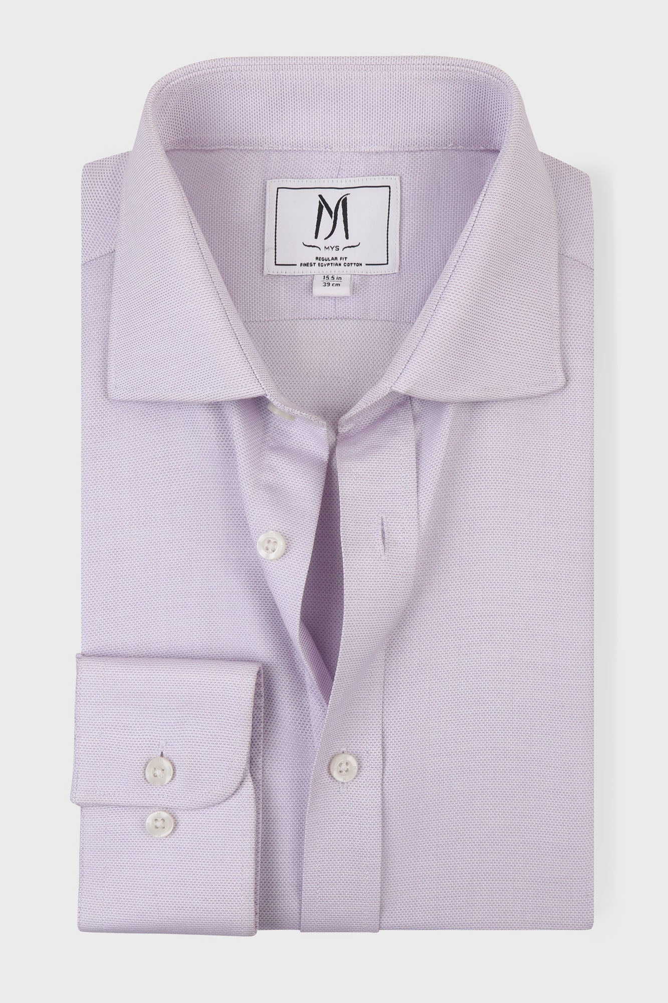 Light Purple Filafil Shirt - Regular Fit
