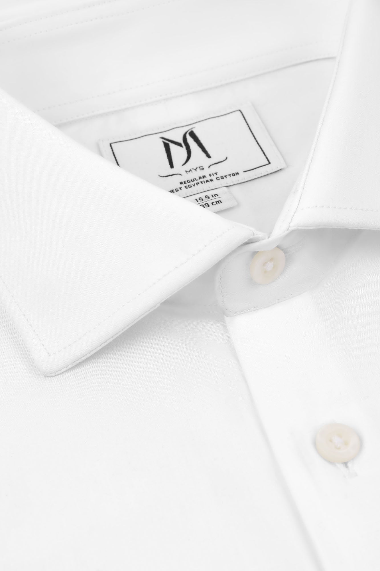 White Poplin Shirt - Regular Fit