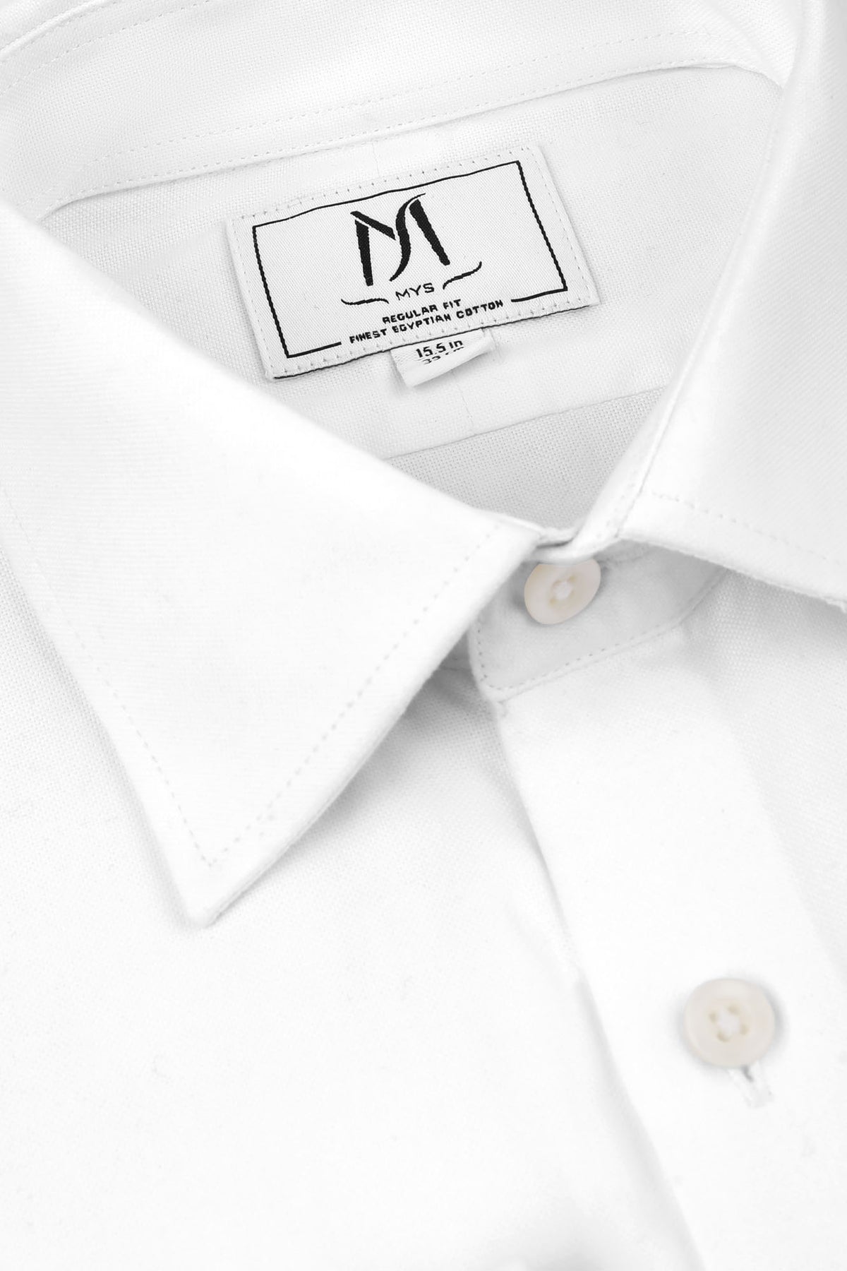 White Royal Oxford Double Cuff Shirt - Slim Fit