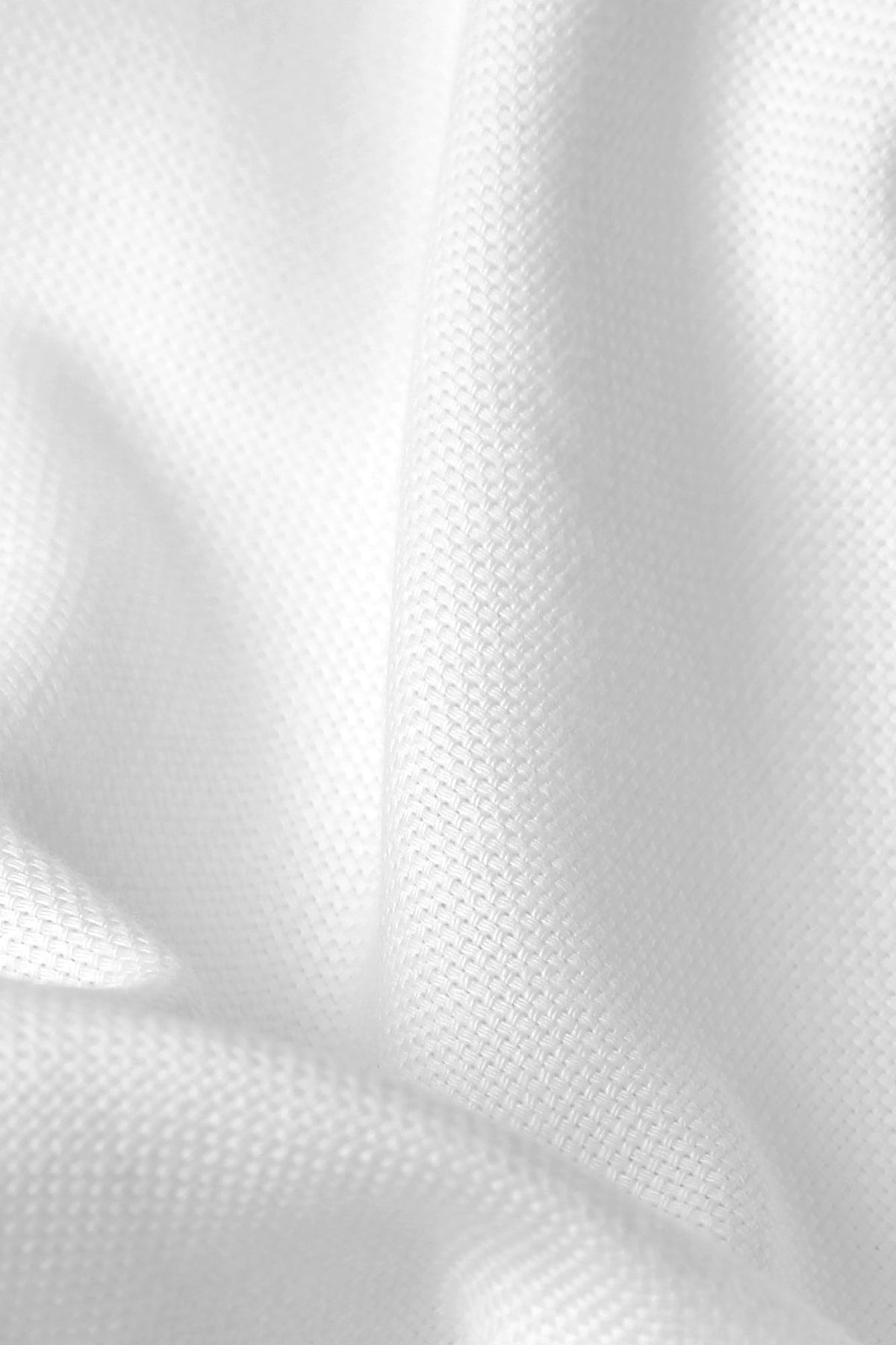 White Royal Oxford Double Cuff Shirt - Slim Fit