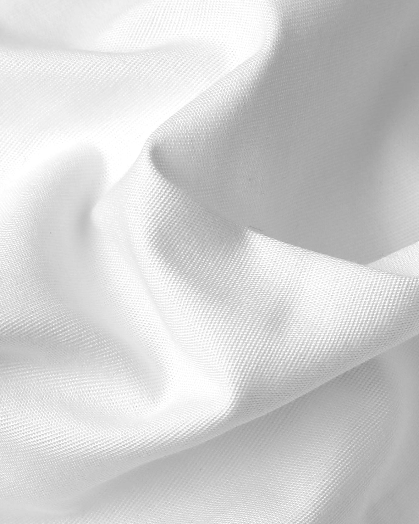 White Hidden Placket Tuxedo Shirt - Slim Fit