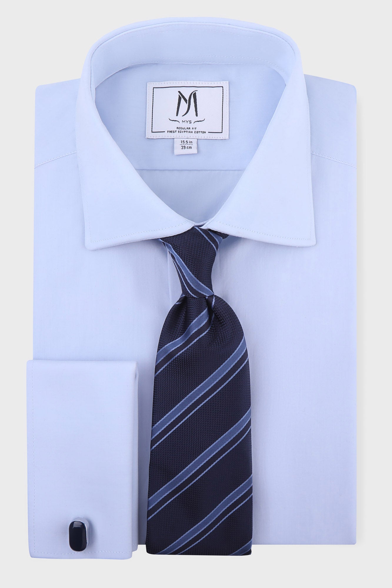 Navy Striped Tie set
