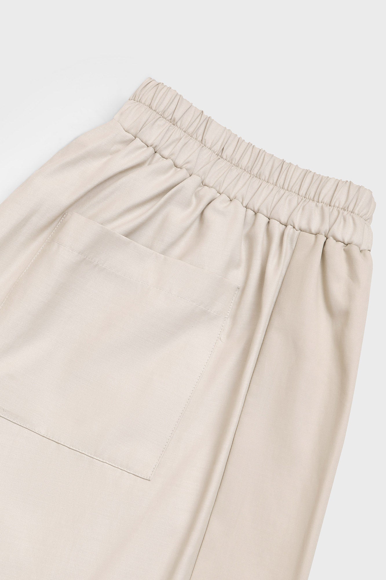 Taupe Relaxed Drawstring Pants