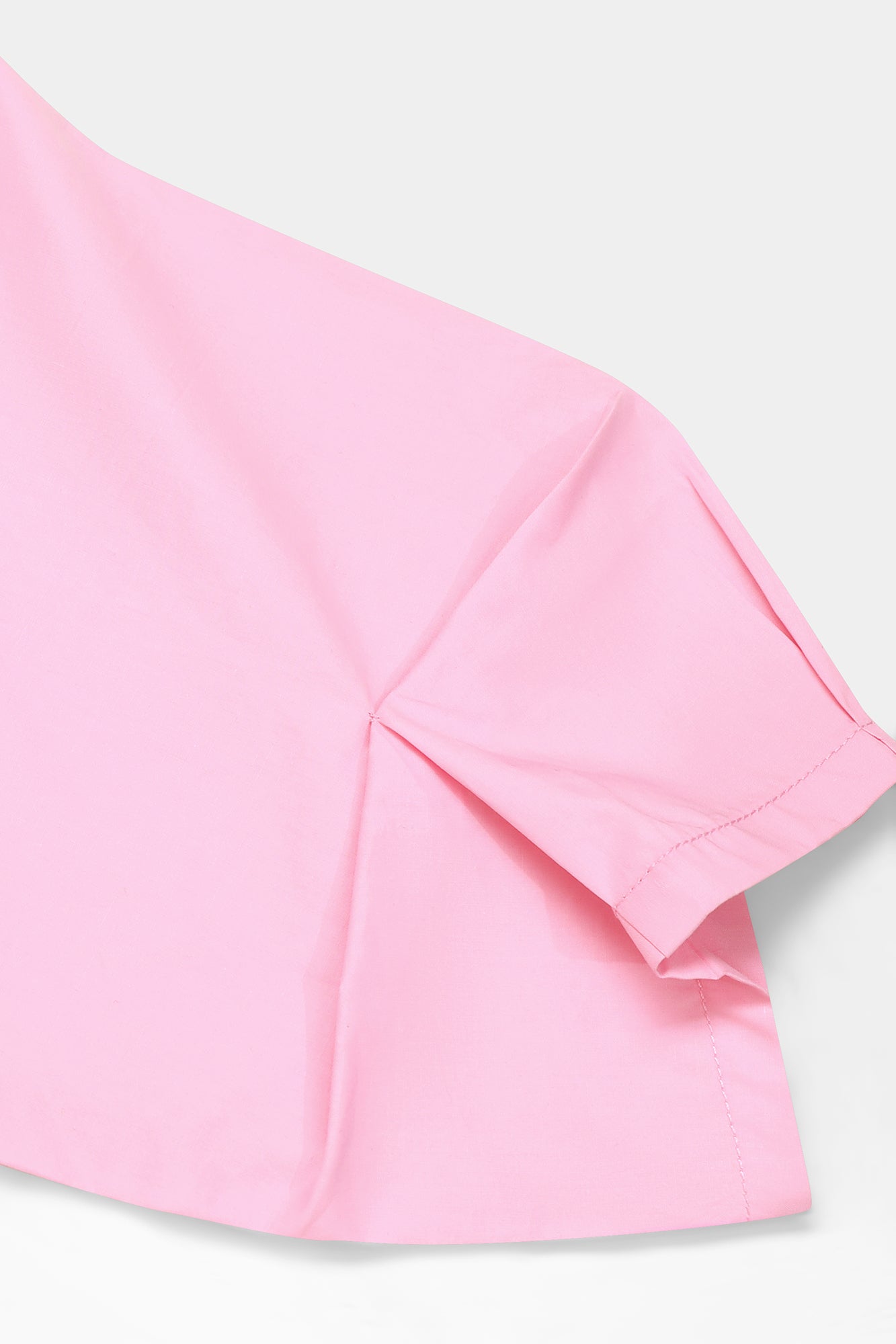 Pink Side Tie Shirt