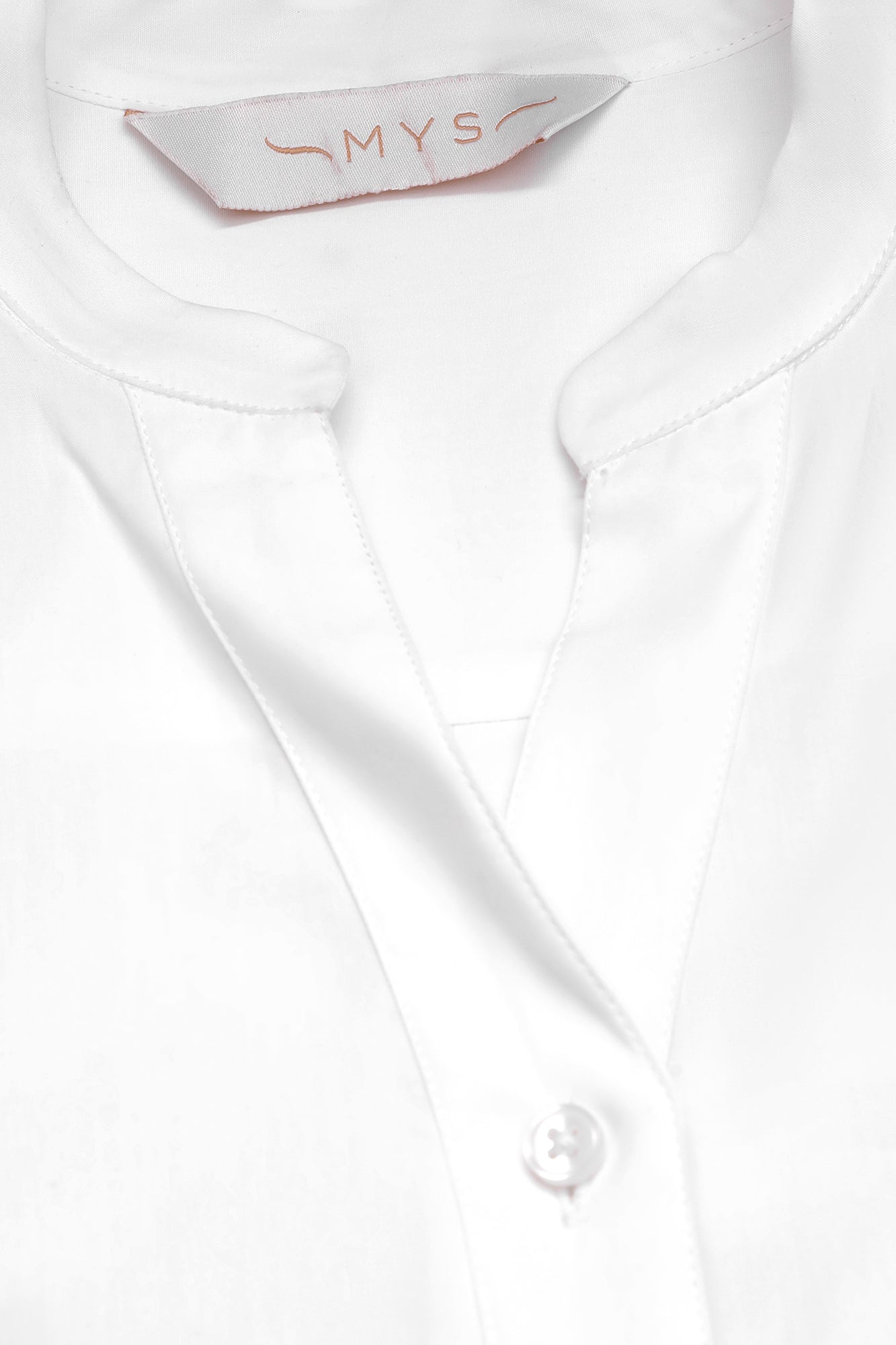 White Side Tie Shirt