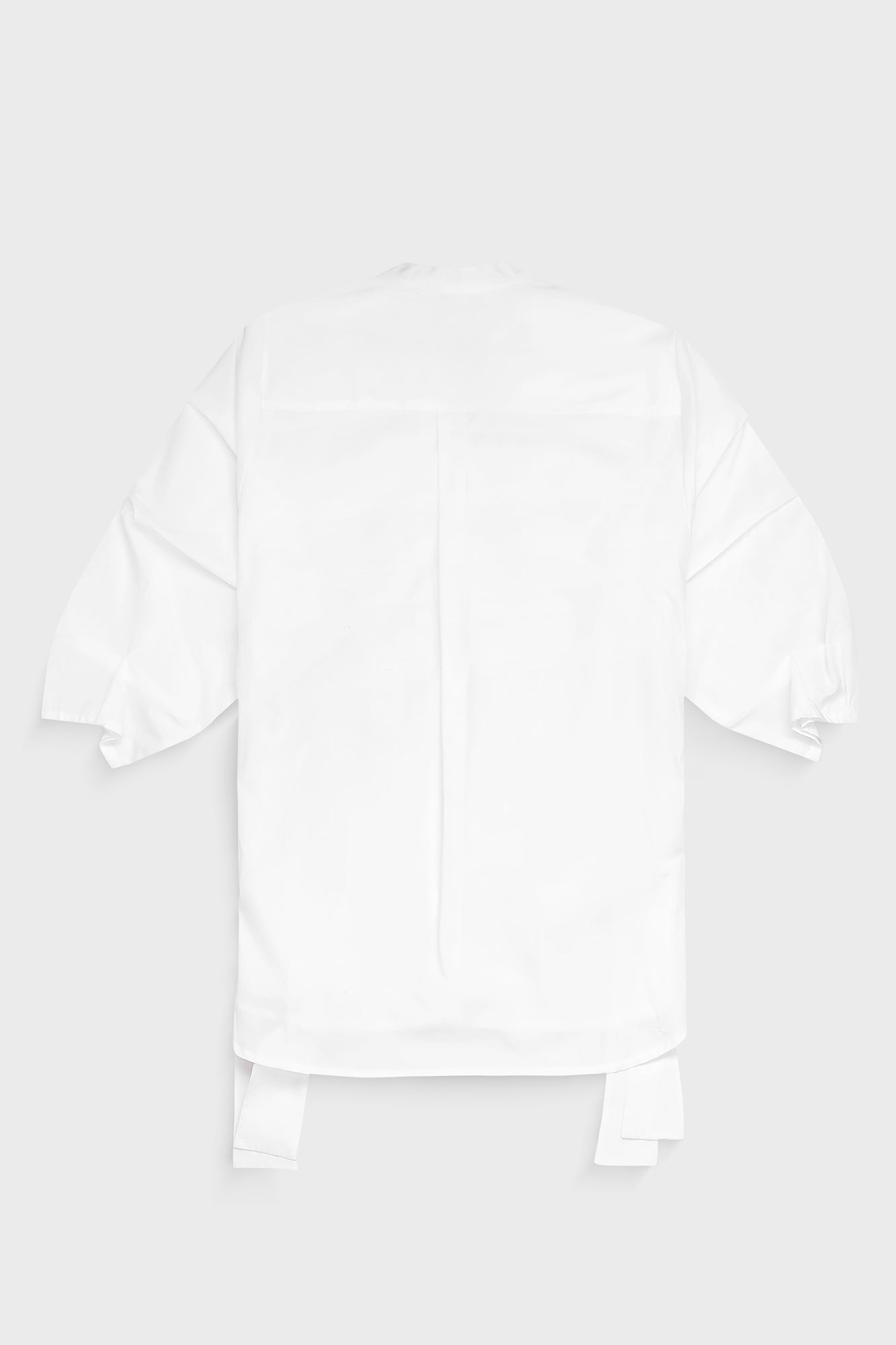 White Side Tie Shirt