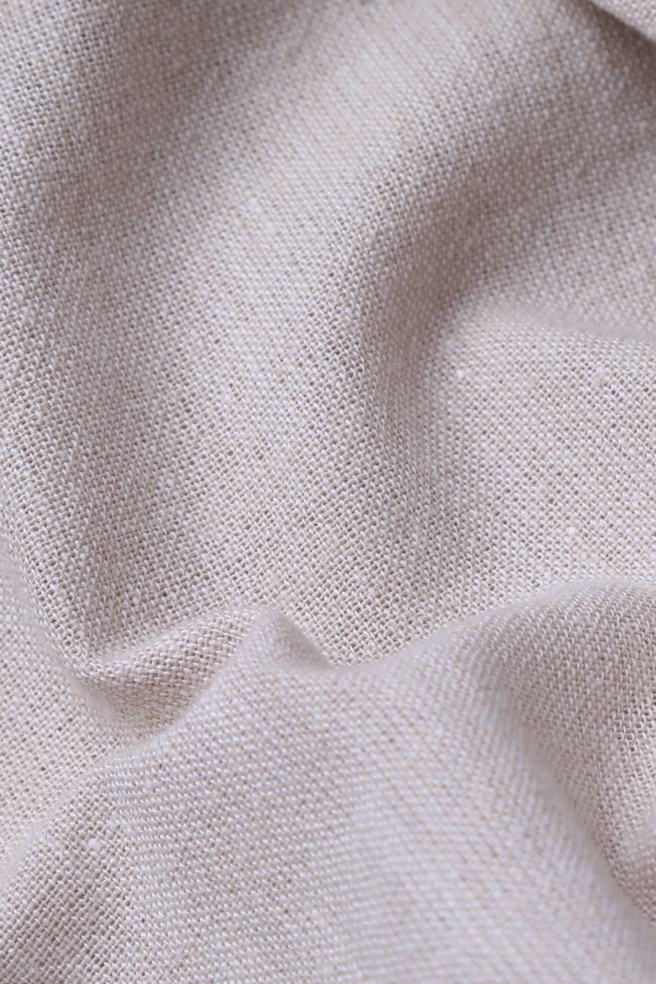 Beige Cotton Linen Shirt