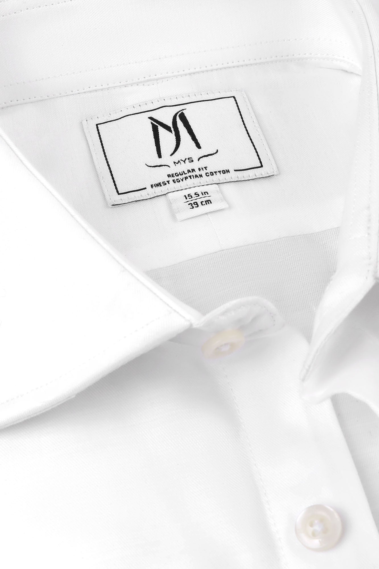 White Twill Tencel Shirt - Regular Fit