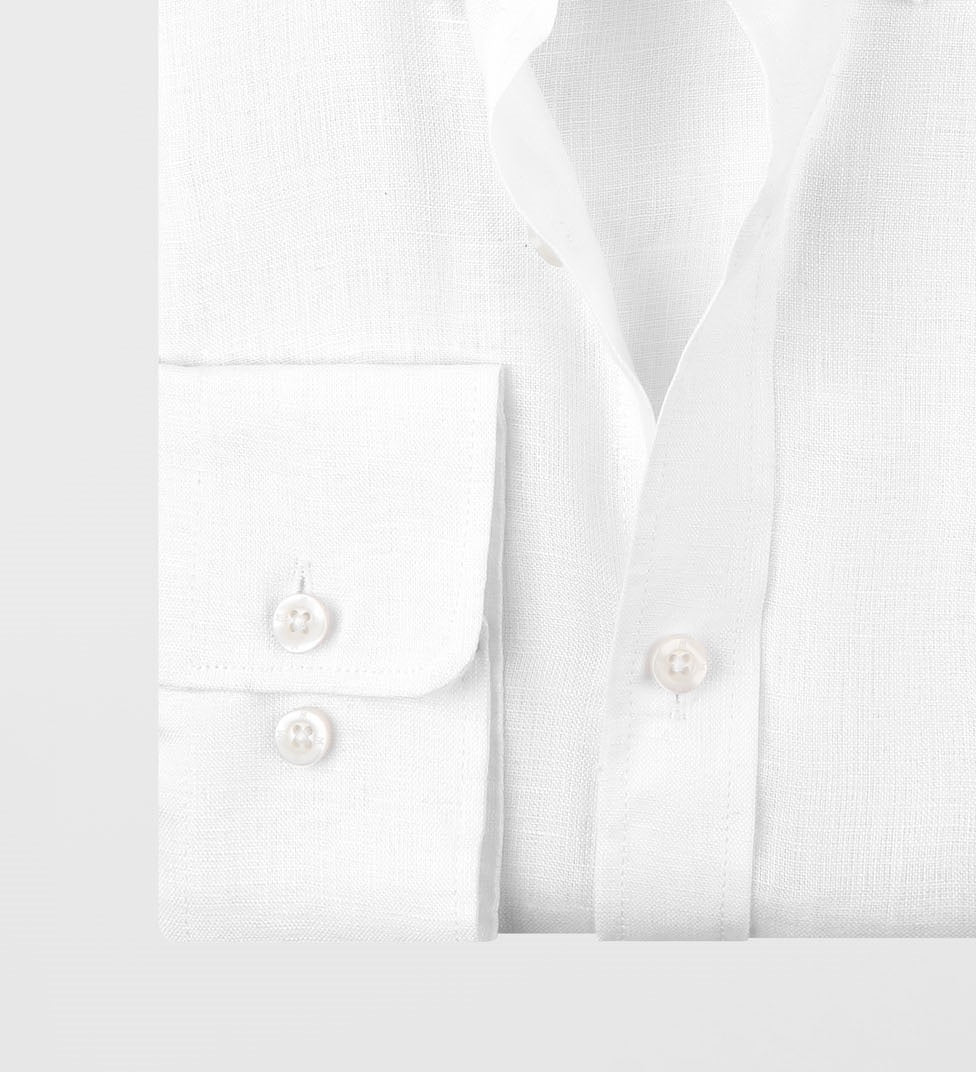 Pure Linen Cutaway Shirt
