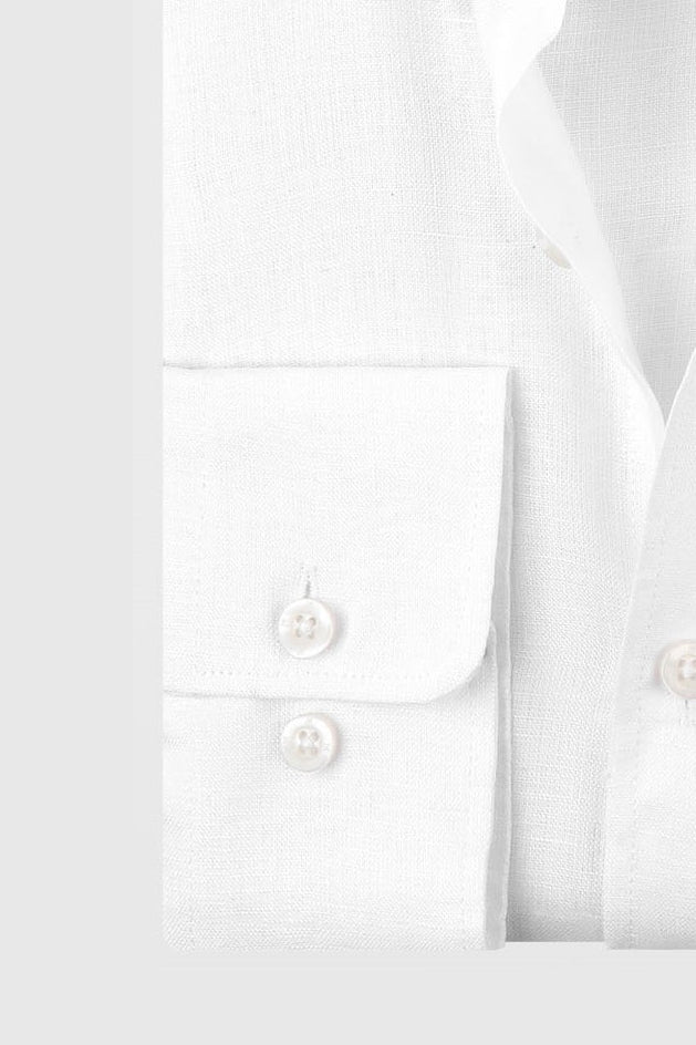 Pure Linen Button-Down Shirt