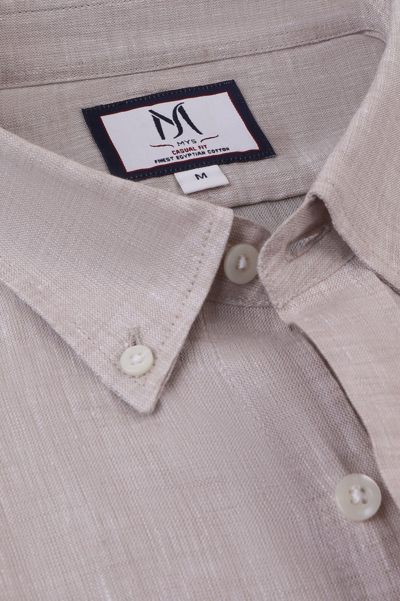 Pure Linen Button-Down Shirt