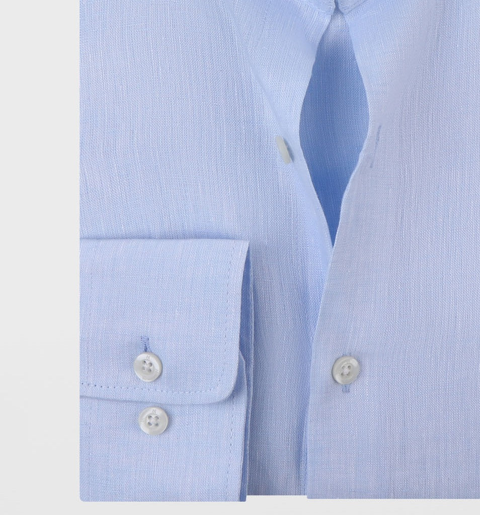 Pure Linen Cutaway Shirt