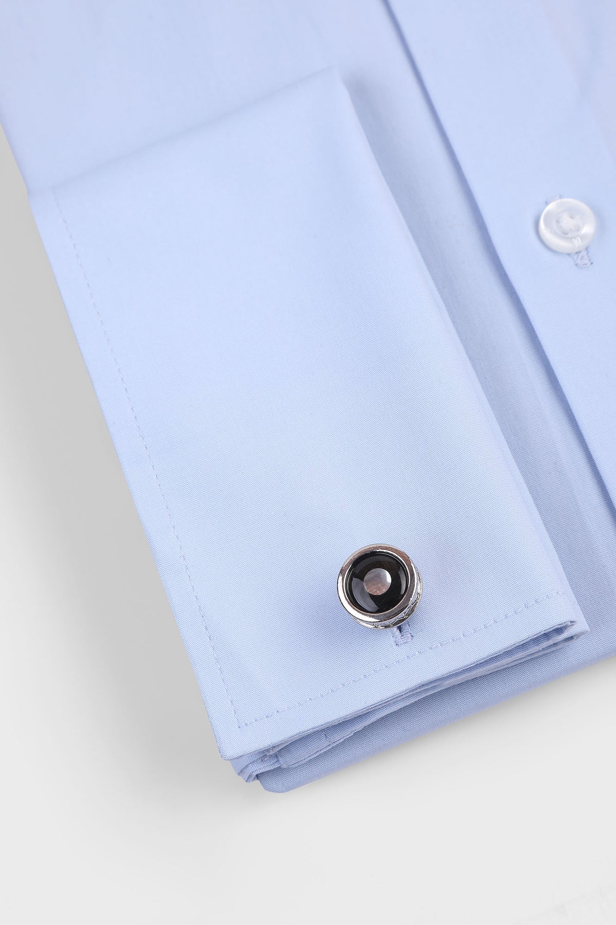 Poplin Stretch Double Cuff Shirt - Regular Fit