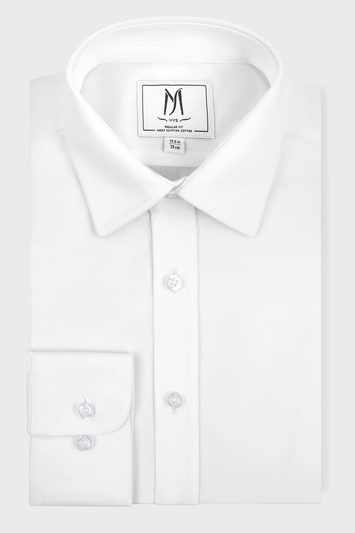 White Poplin Shirt - Regular Fit