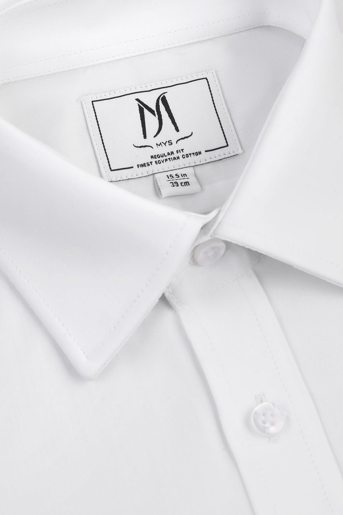 White Poplin Shirt - Regular Fit