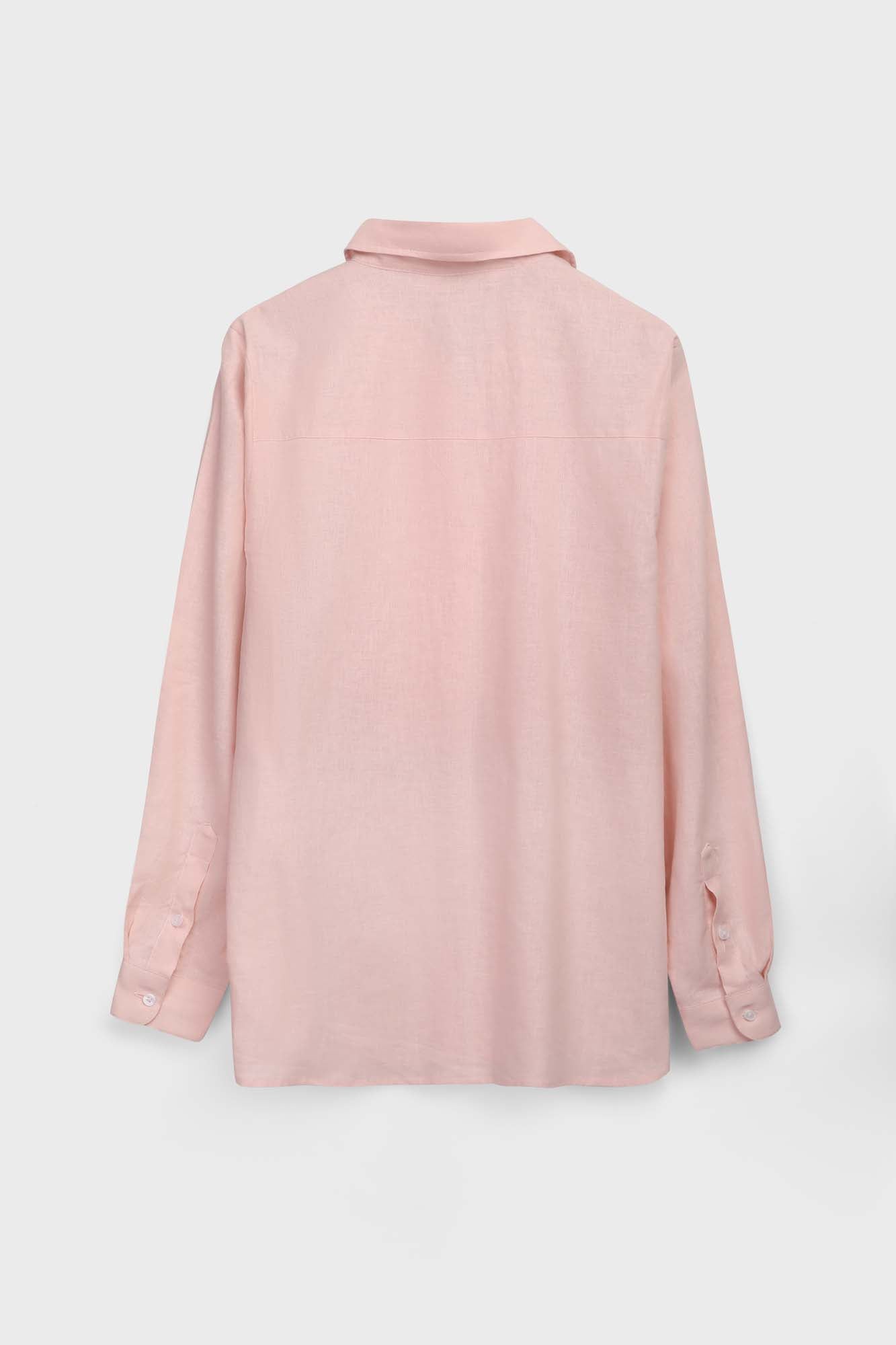 PINK Linen Cotton Shirt