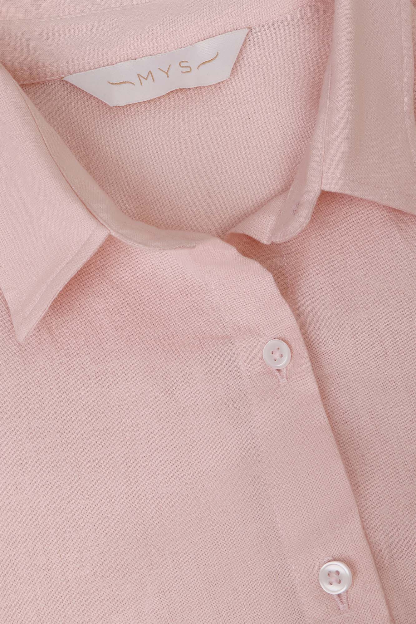 PINK Linen Cotton Shirt
