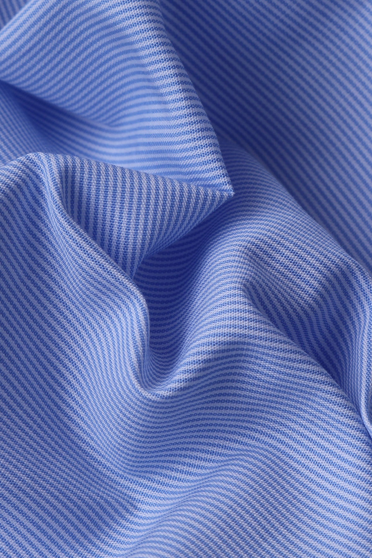 Striped Poplin Contrast Shirt - Regular Fit