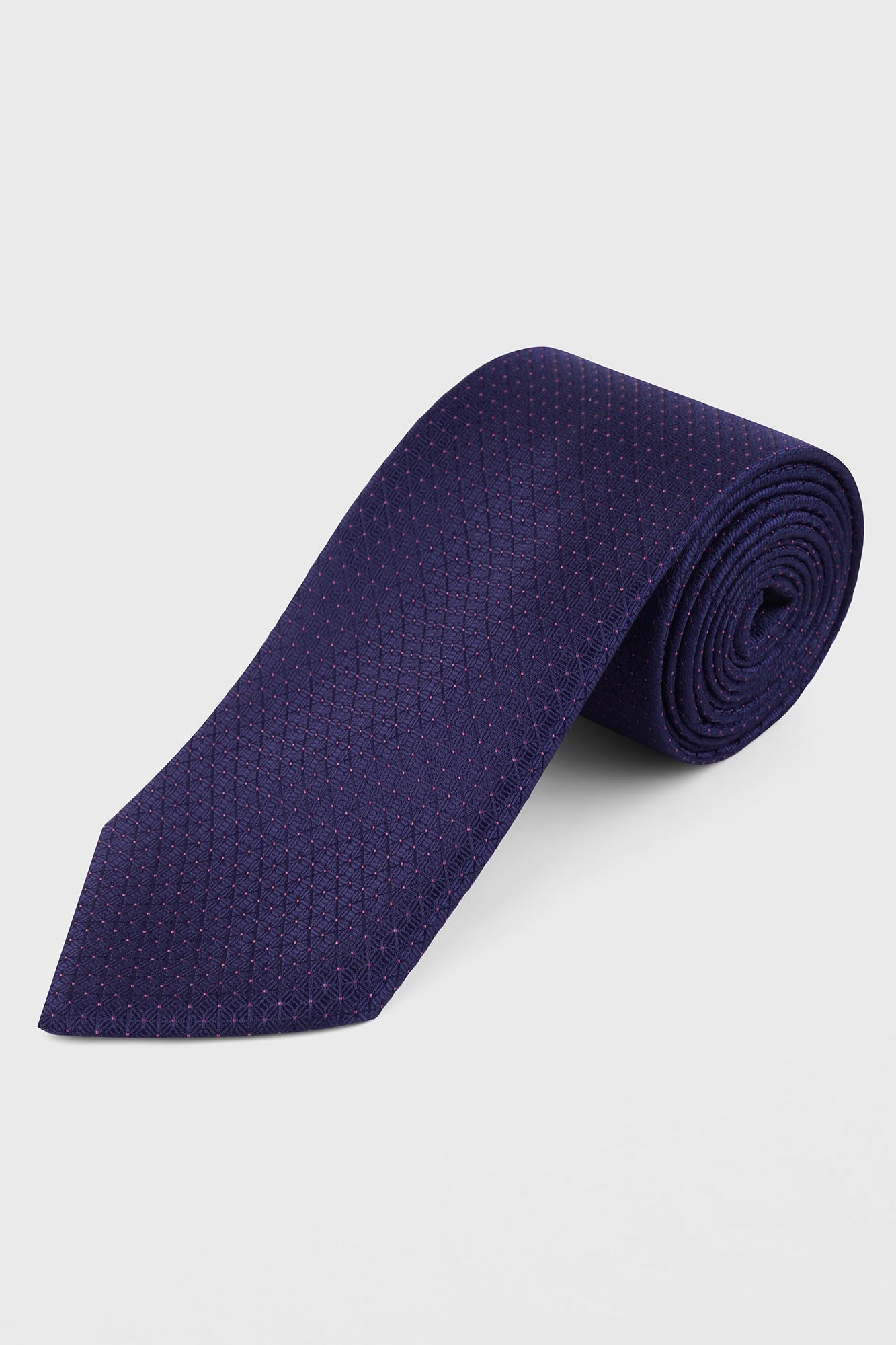 Blue Textured Tie Set