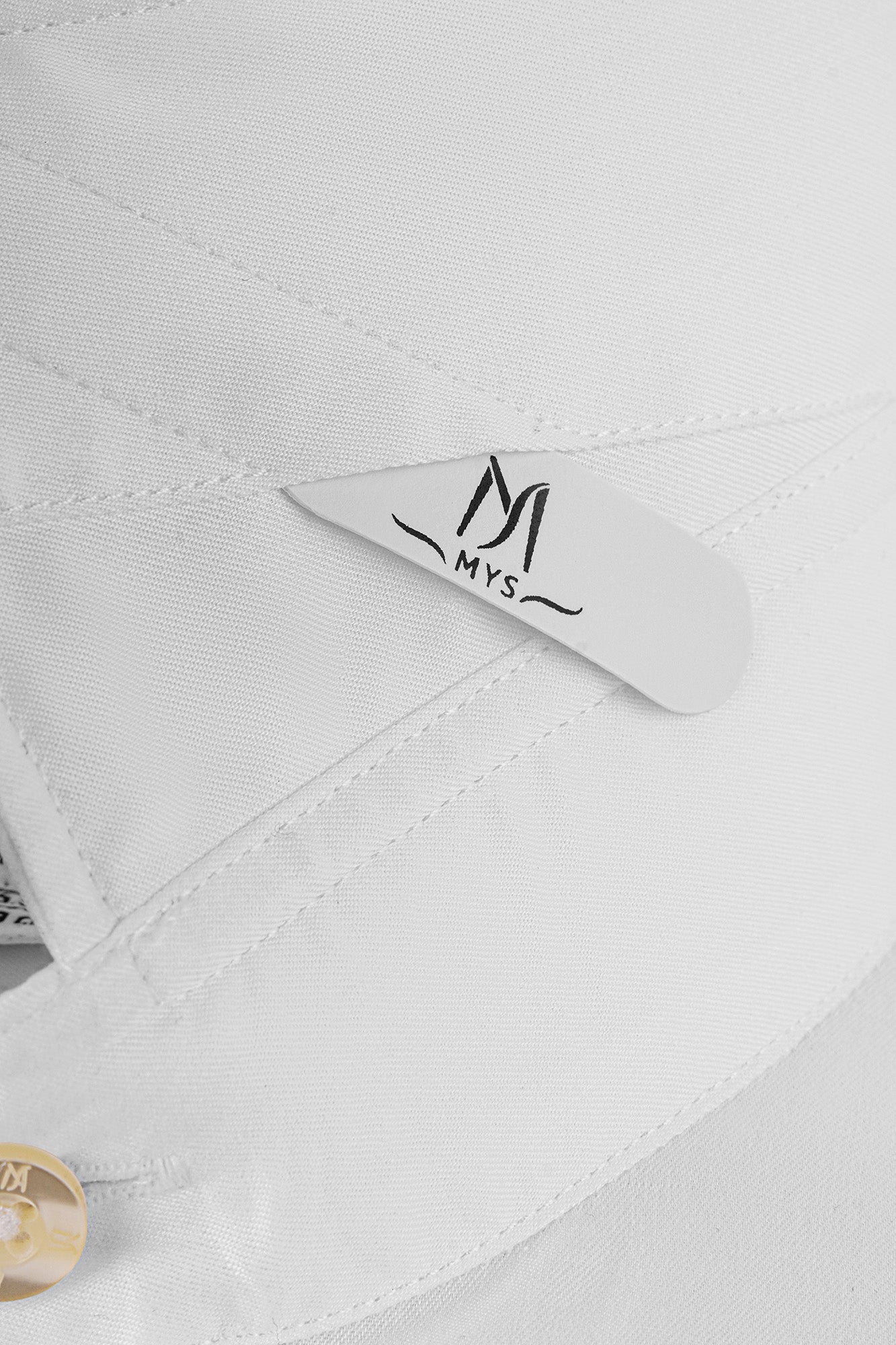 White Twill Double Cuff Shirt - Regular Fit