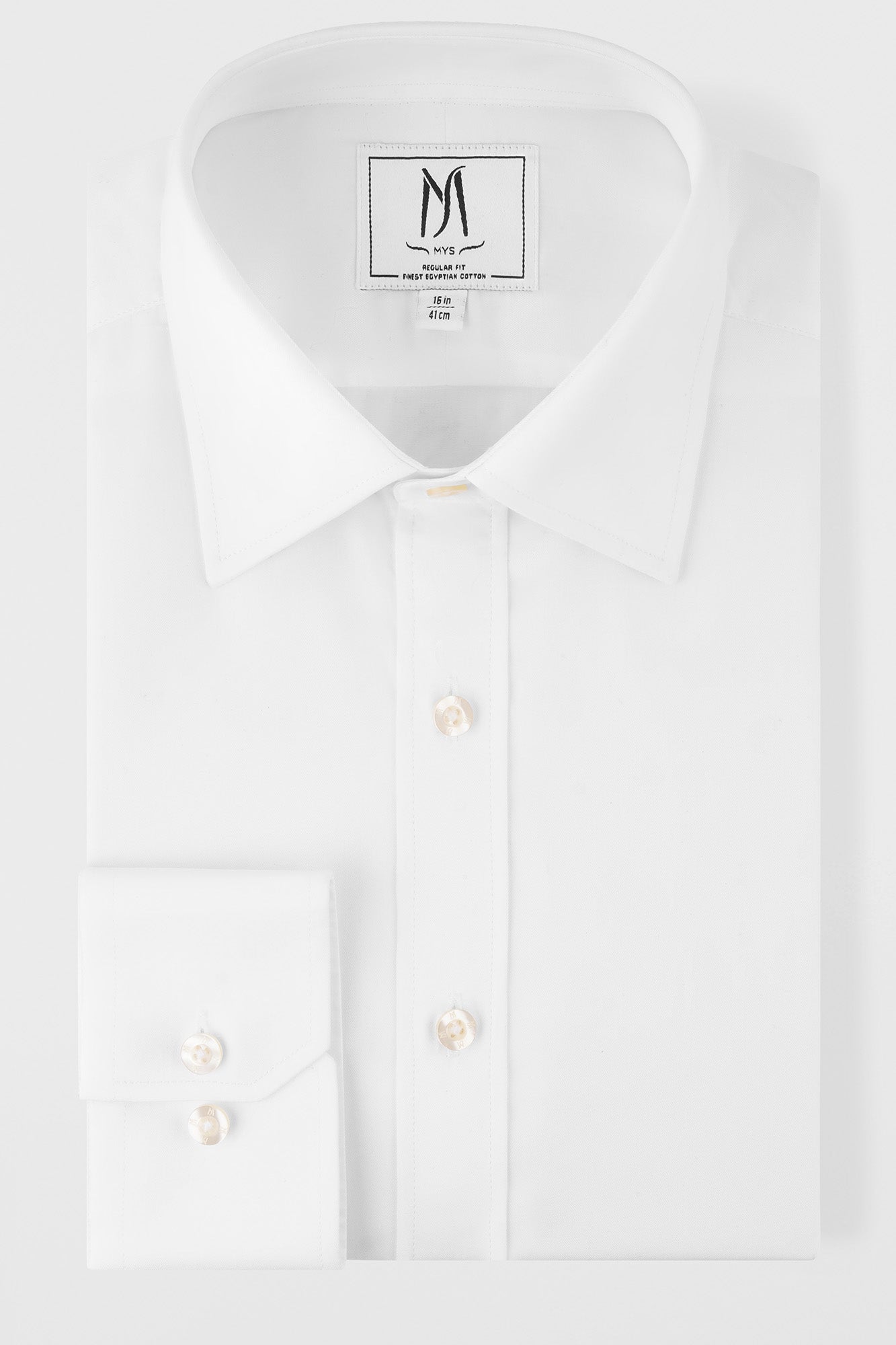 White Twill Shirt - Regular Fit