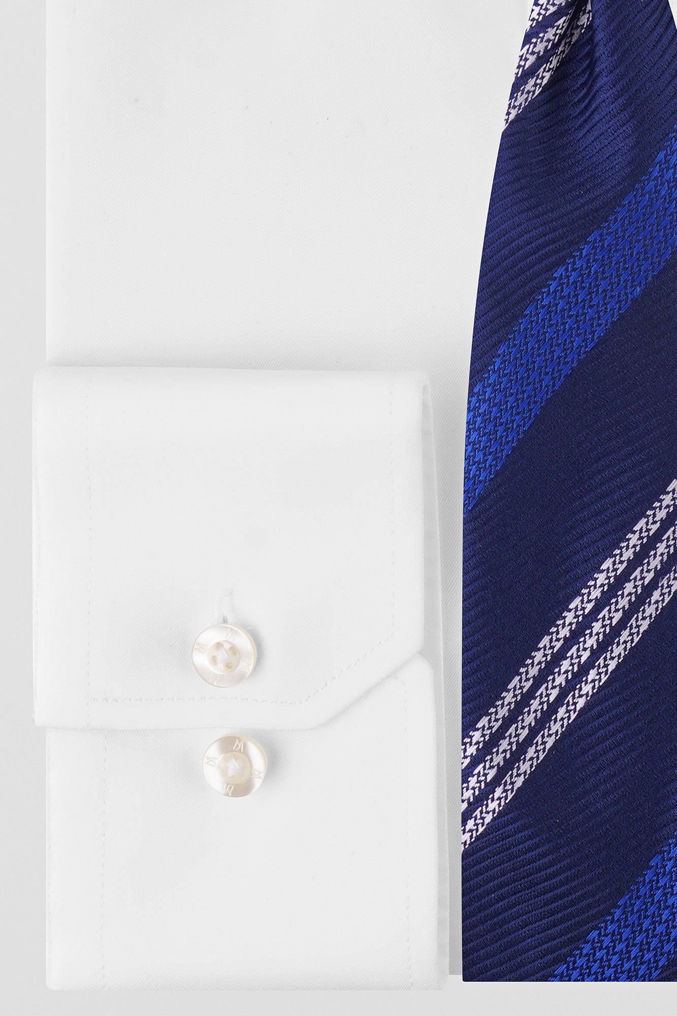 White Twill Shirt - Regular Fit