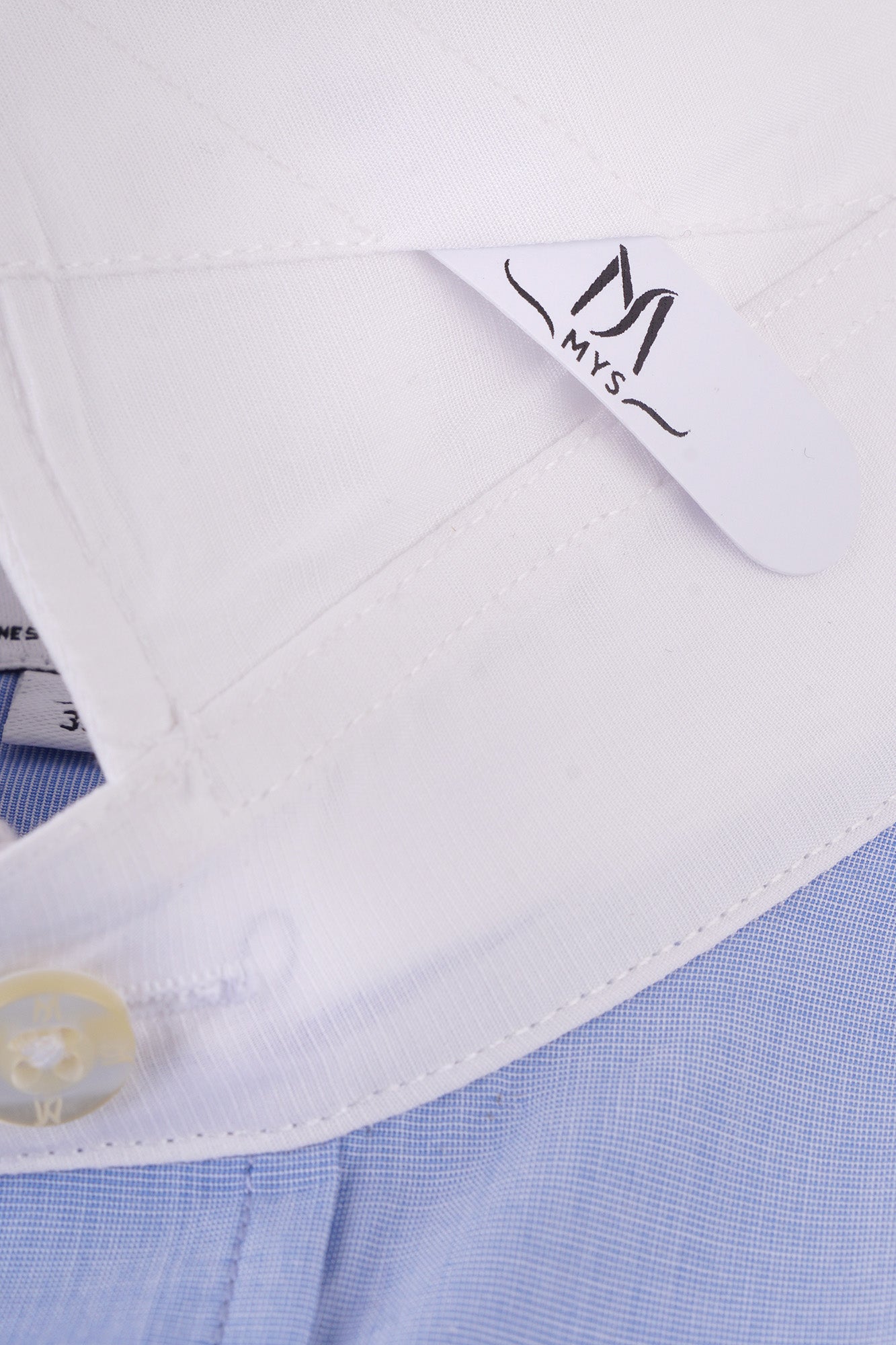 Blue Filafil Contrast Shirt - Regular Fit