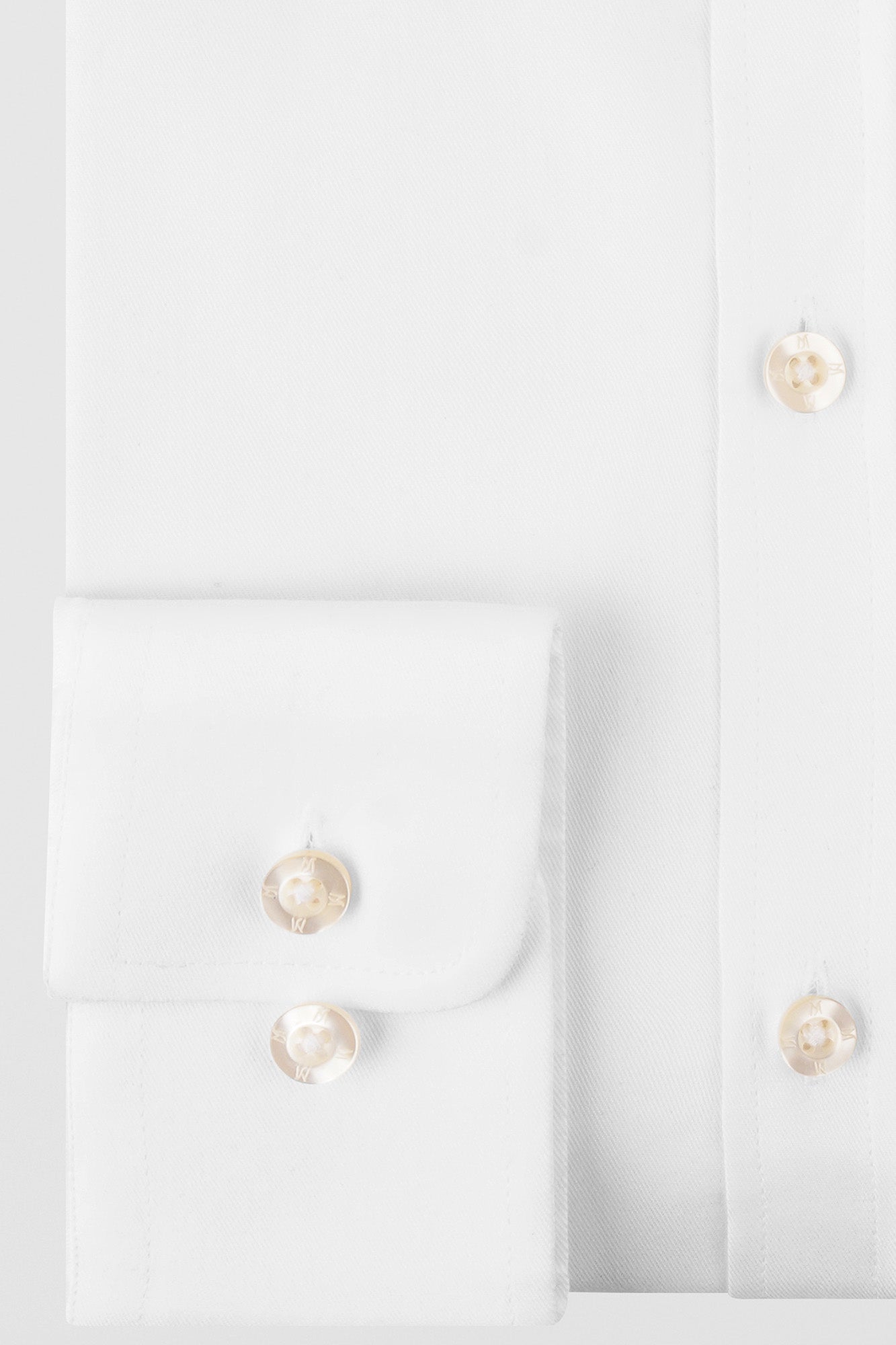 White Twill Shirt - Slim Fit
