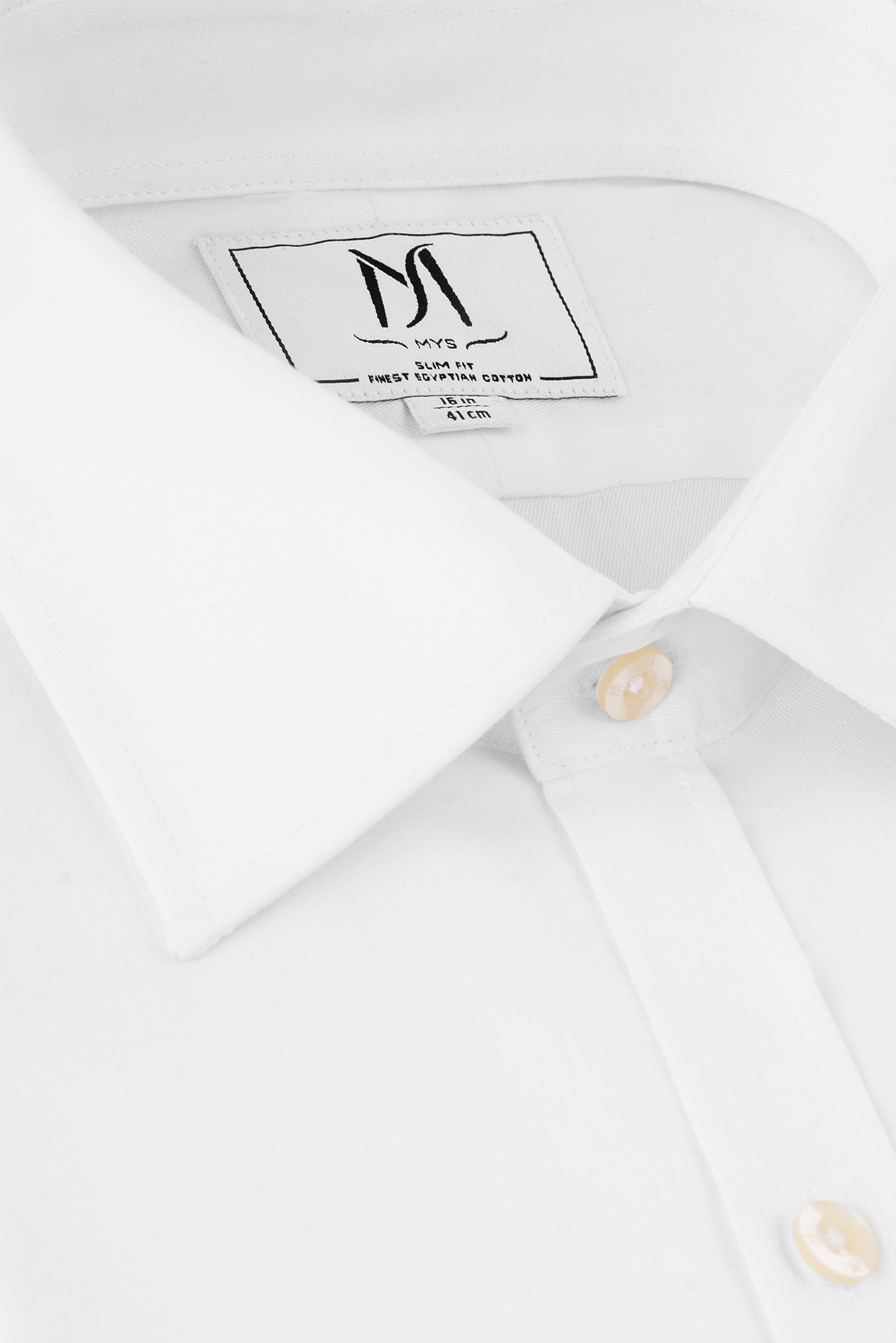 White Twill Shirt - Slim Fit